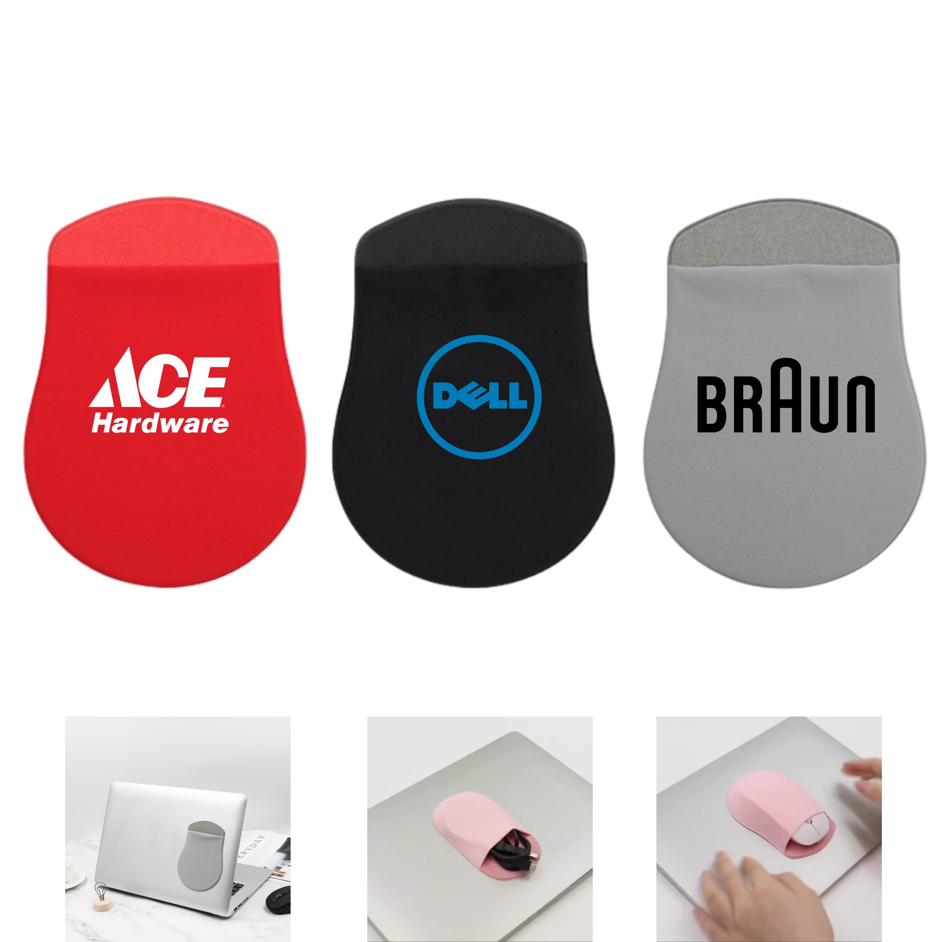 Adhesive Wireless Mouse Holder Sticker 2