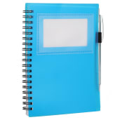 FSC® Recycled 5" x 7" Star Spiral Notebook with Pe 13