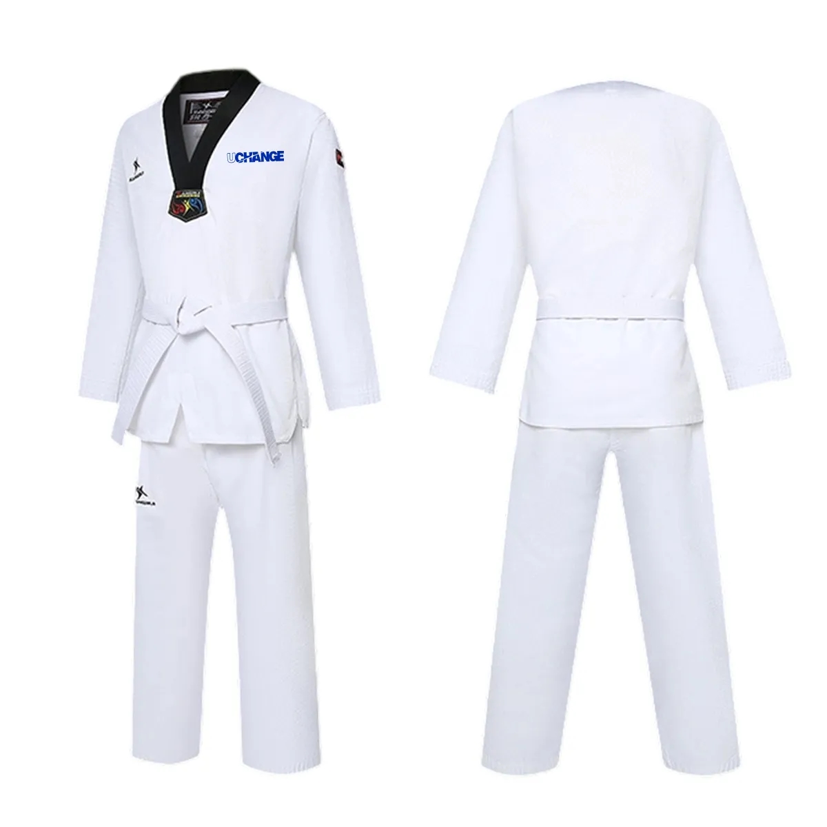 Unisex Taekwondo Uniform Set With Belt 7