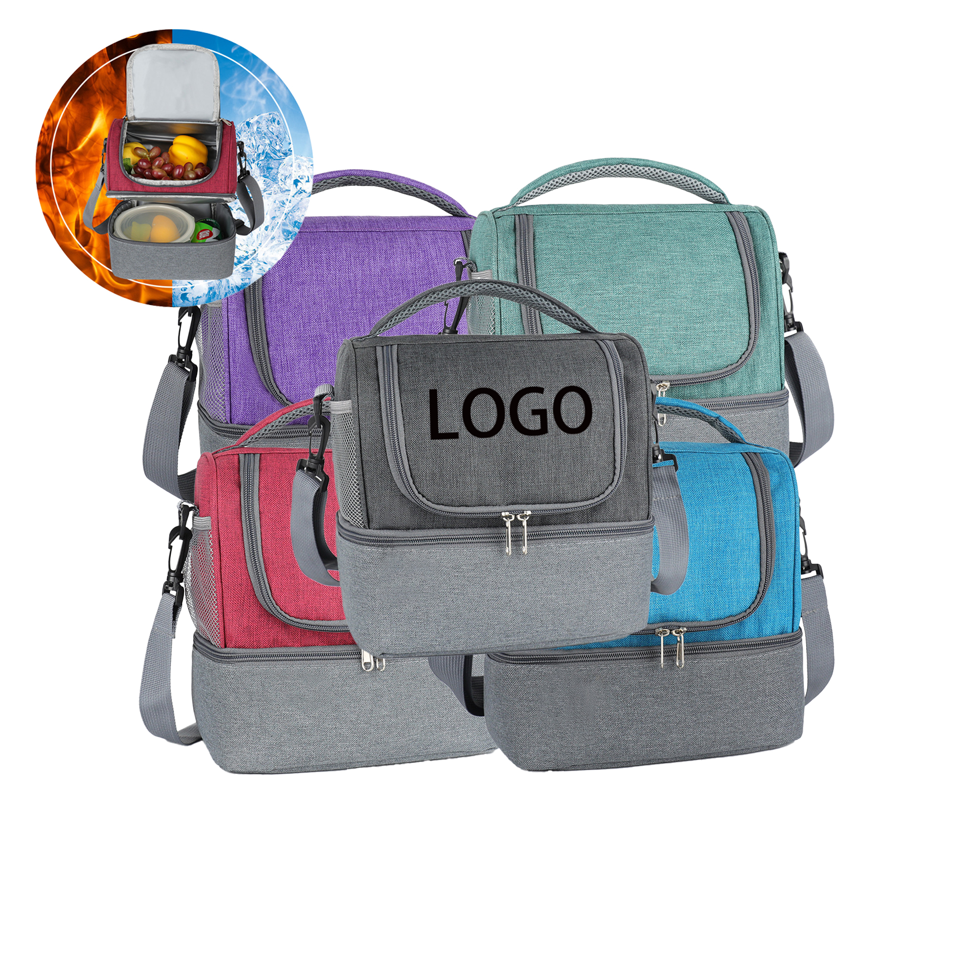 9L Leakproof Insulated Soft Large Adult Lunch Cooler Bag 2