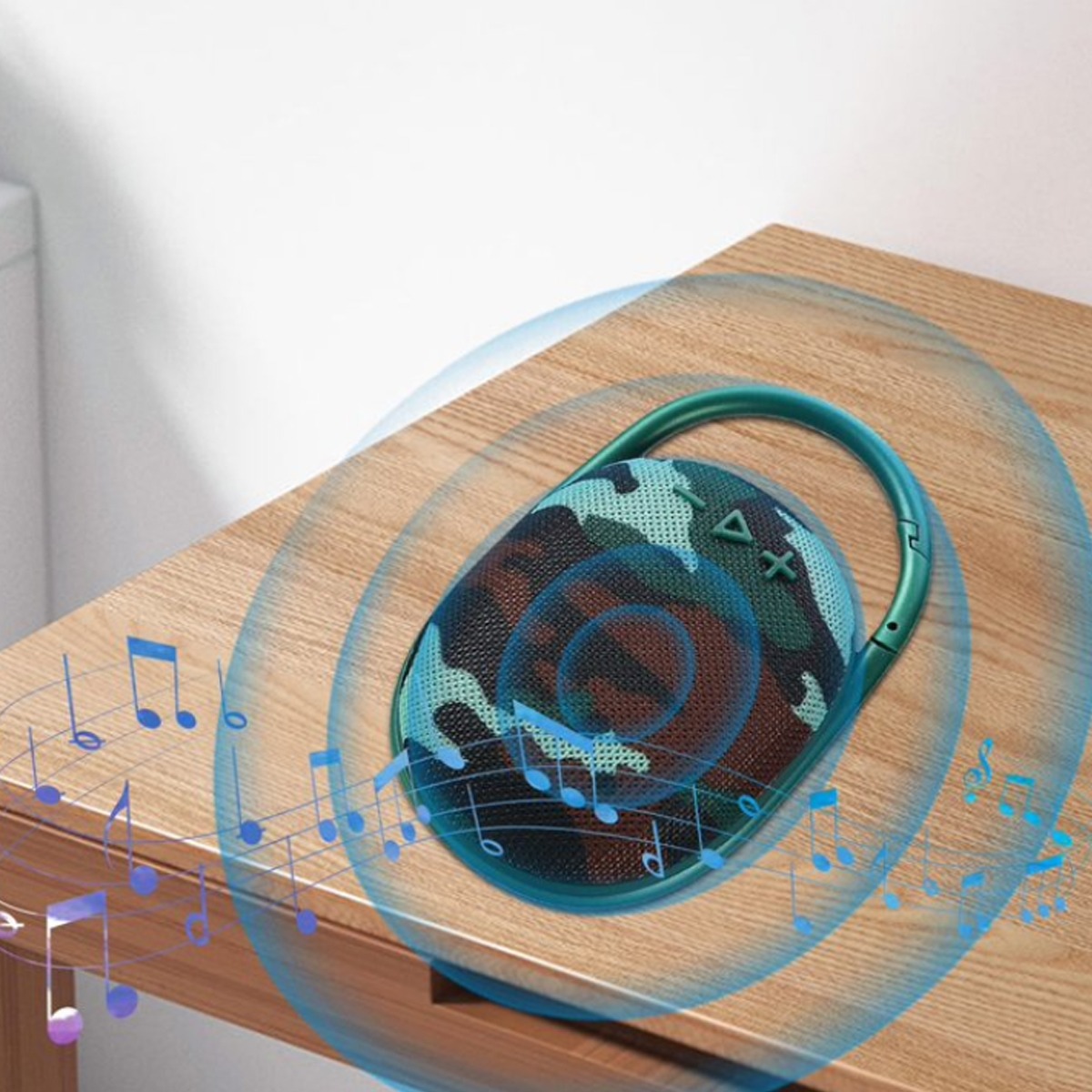 Portable Bluetooth Speaker with Handle Clip Design 4
