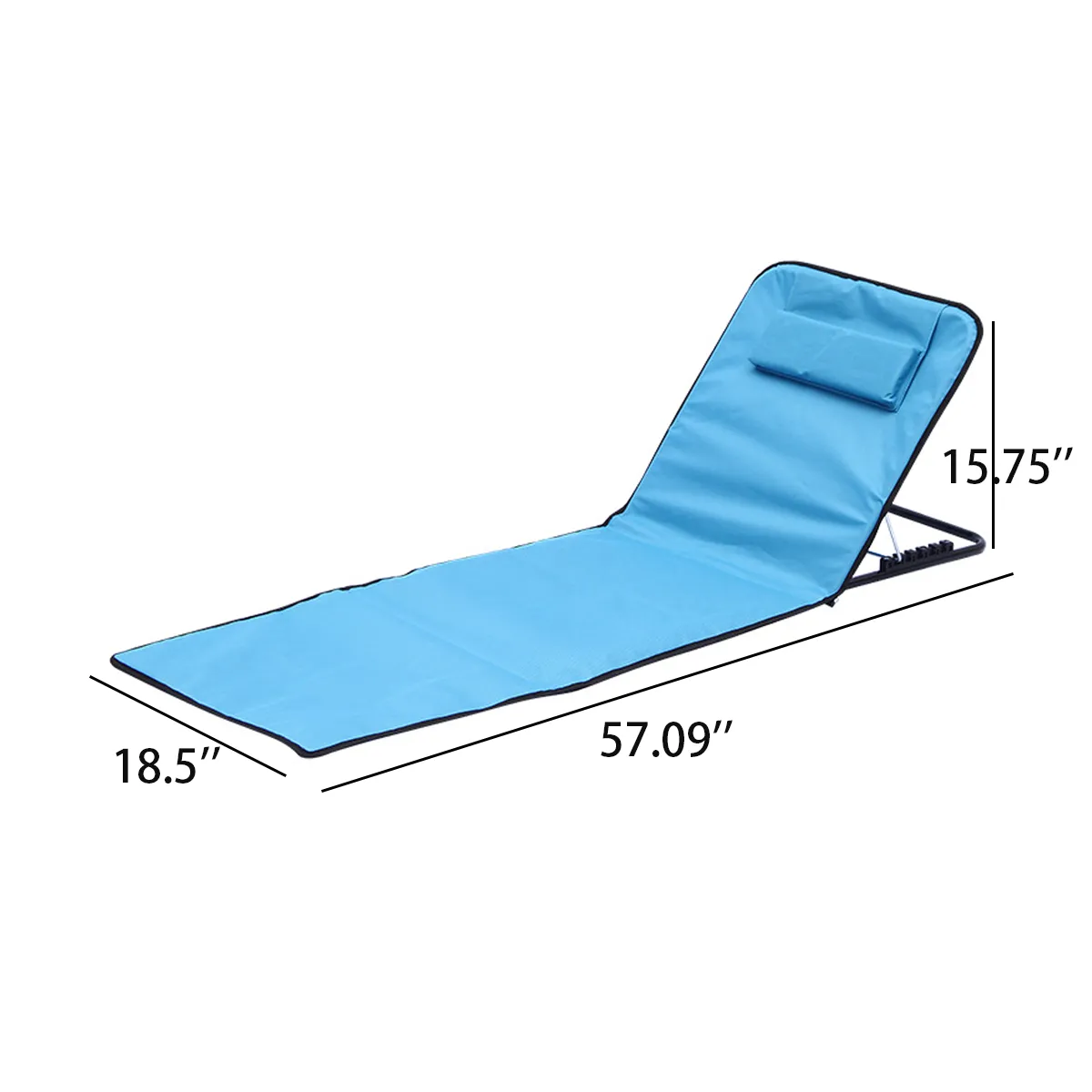 Portable Sandy Beach Backrest Foldable Hiking Back Support 4