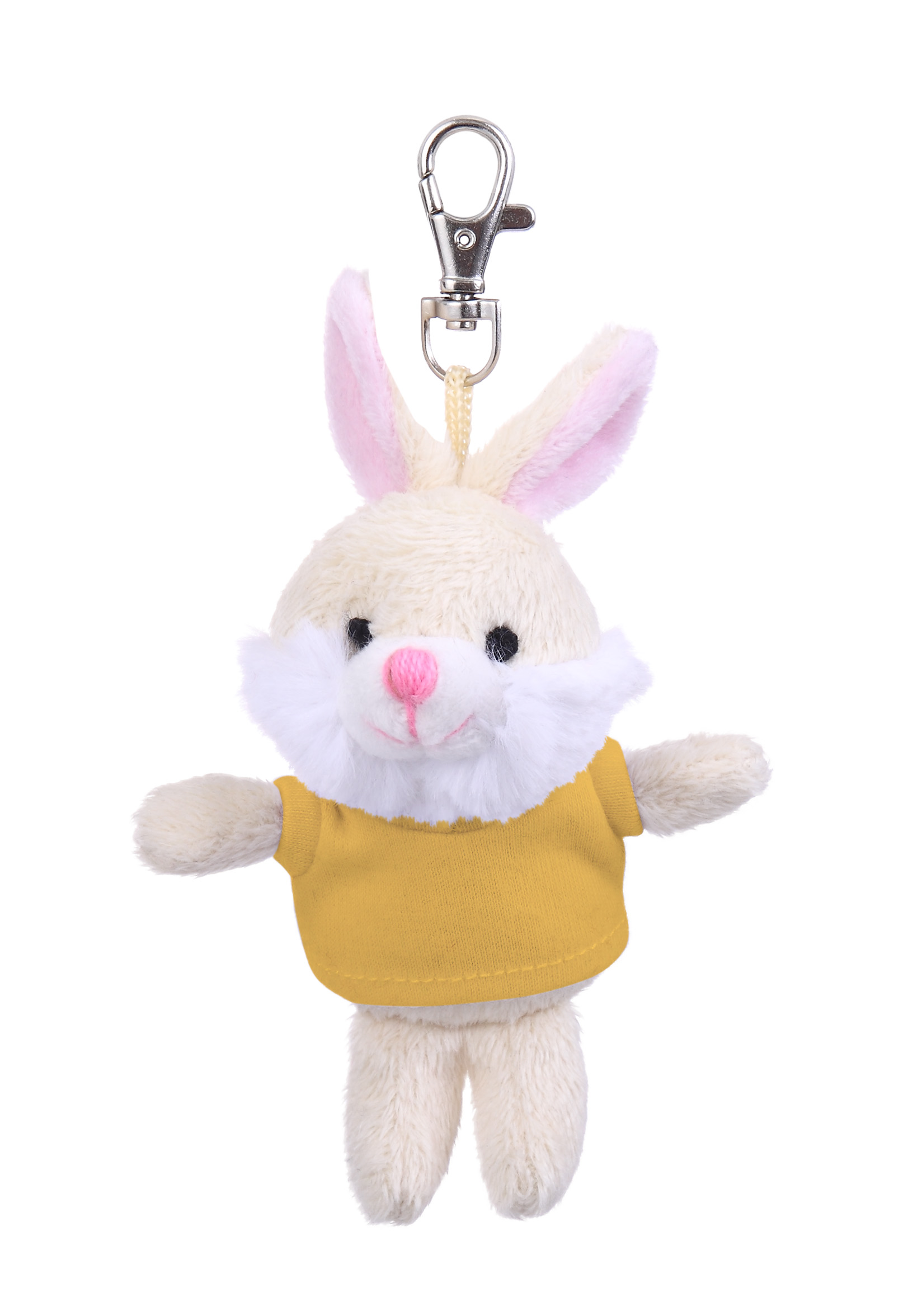 Soft Plush Bunny Keychain with Tee 12