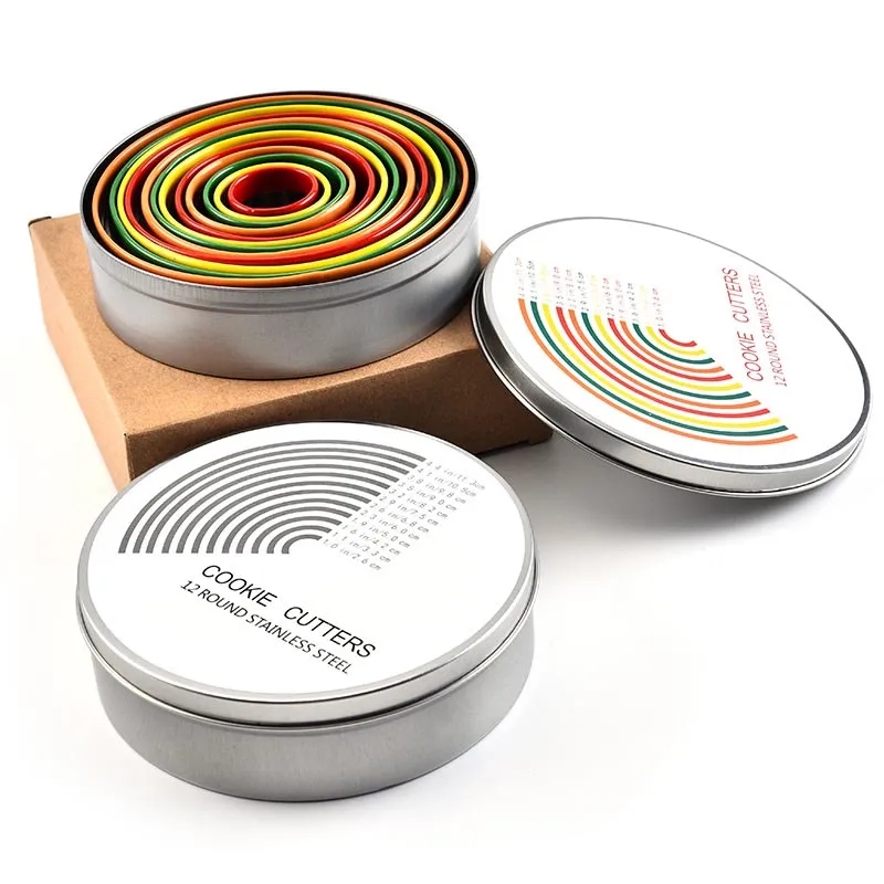 Round Cookie Biscuit Cutter Set 1