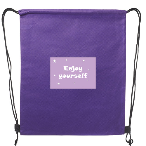 Non-Woven Polypropylene Drawstring Bag - 14.5"W x 17.5"H 16