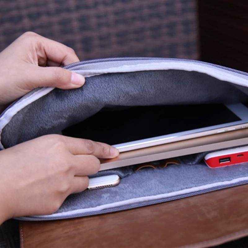 14 Inches Portable Leather Laptop Handbag 2
