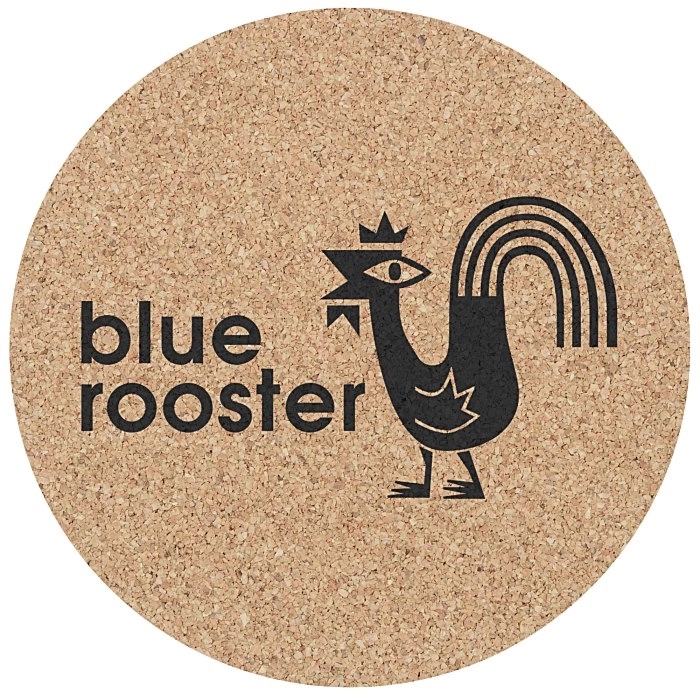 4"Dia Coffee Cork Coaster 2