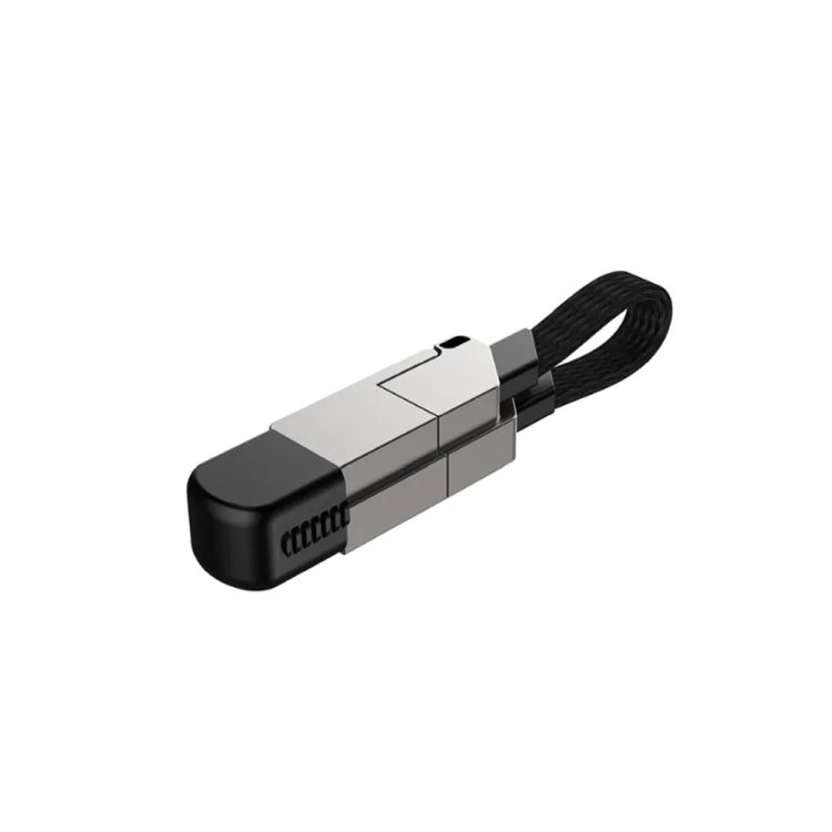 PortableMagneticKeyring5in1USBChargerDataCord 4