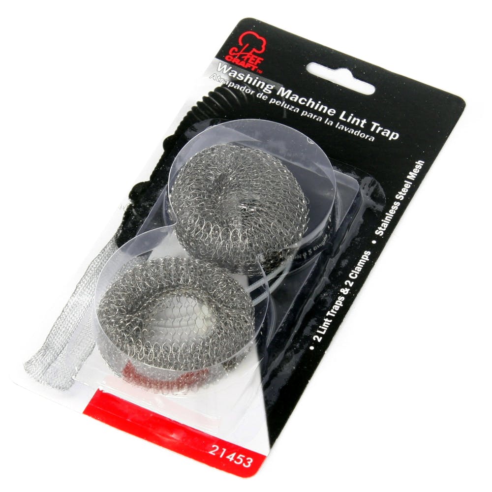Washing Machine Mesh Lint Traps - 2-Pack Stainless Steel 1