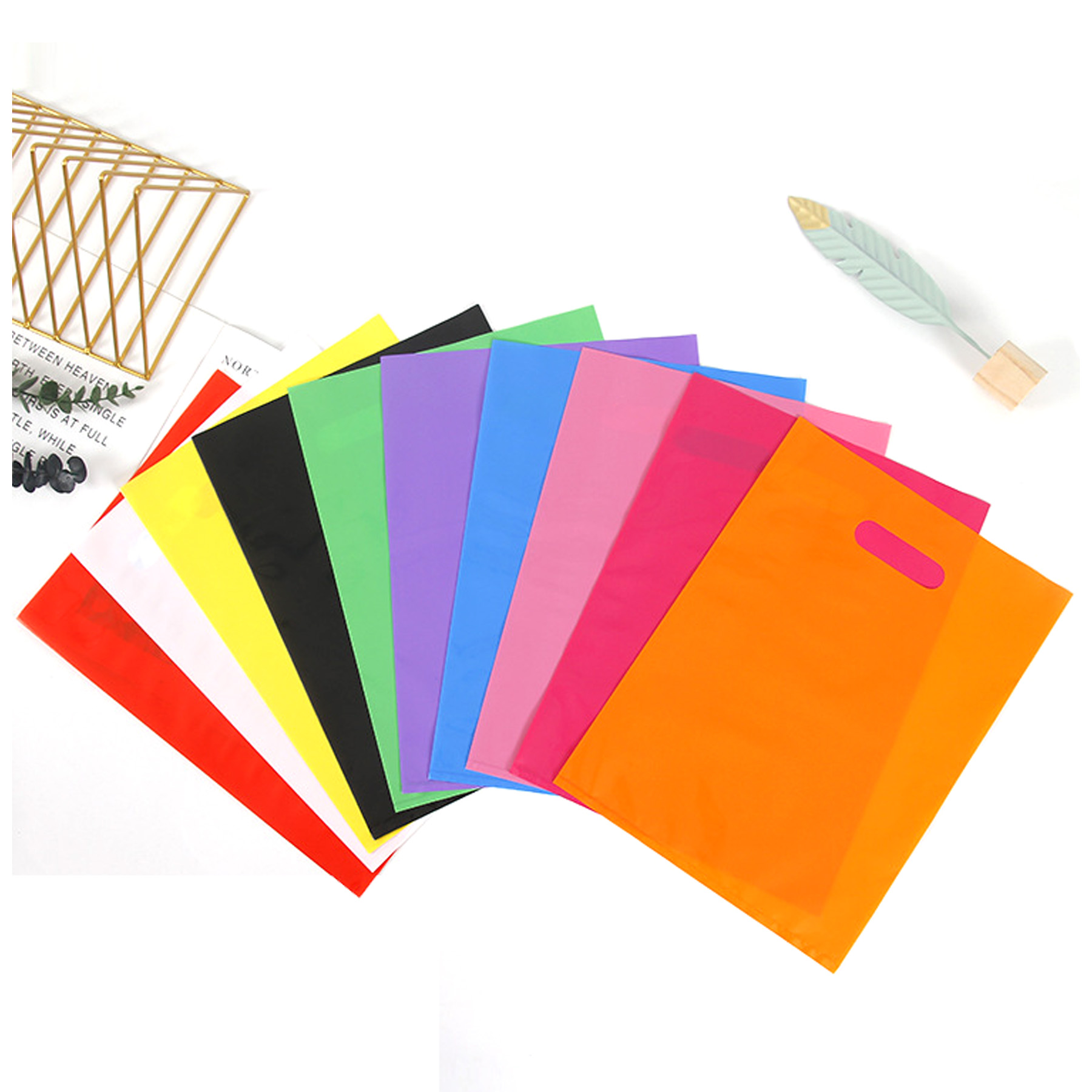 Fold Over Die Cut Handle Bags 2
