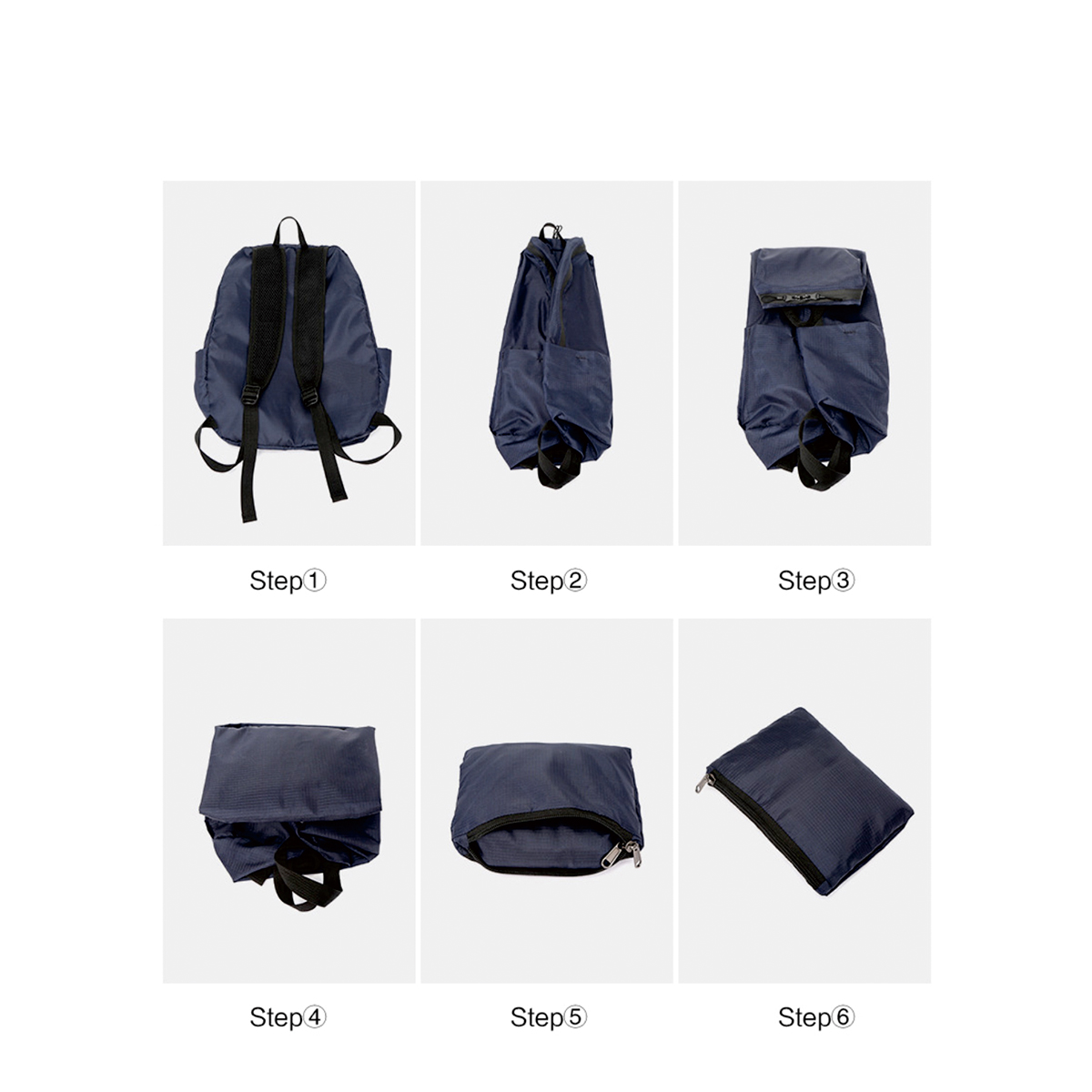 Light Completely Foldable Backpack 1