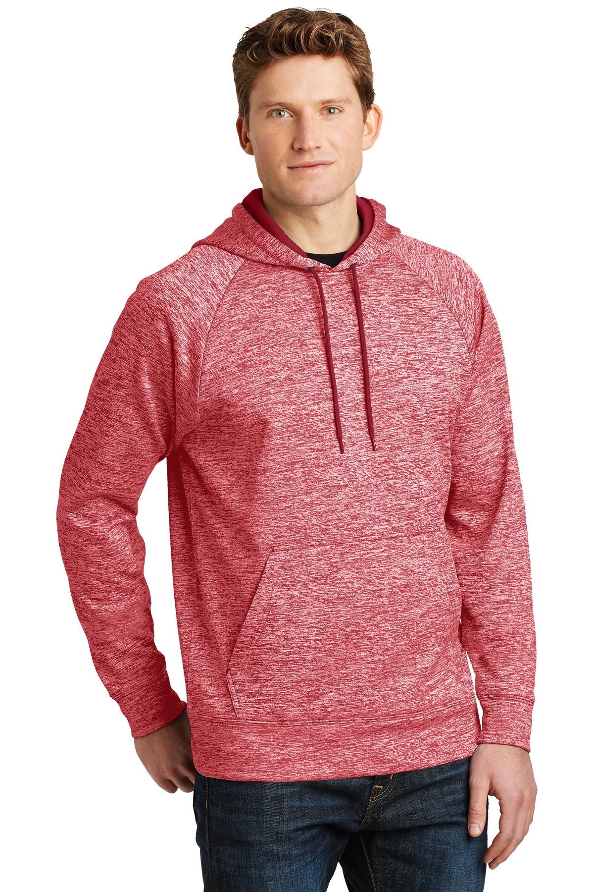 Sport-Tek PosiCharge Electric Heather Fleece Hooded Pullover. ST225, custom hoodie or sweatshirt with logo imprint 18