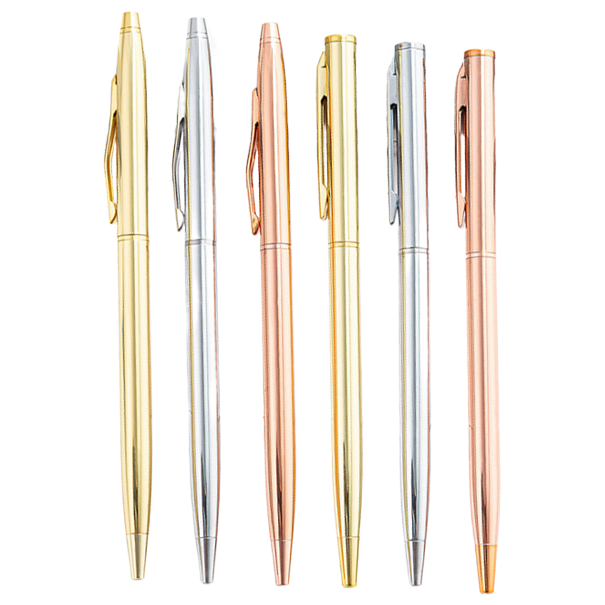 Stylish Clip Metal Ballpoint Pen 2