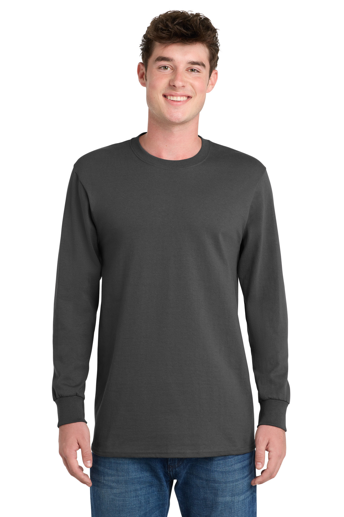 Port & Co Tall Long Sleeve Essential Tee. PC61LST 30