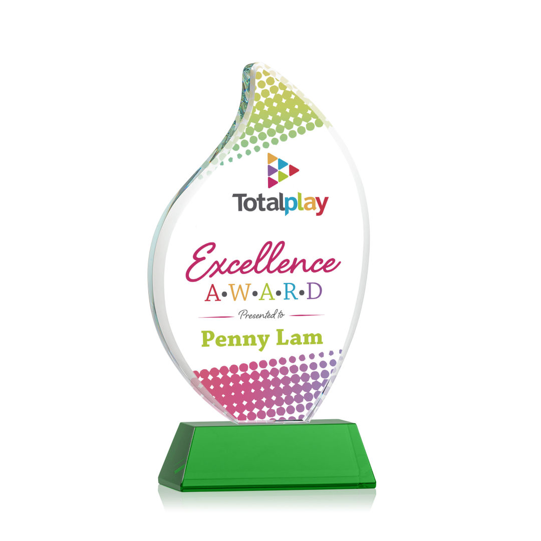 Odessy Flame Vividprint™ Award on Newhaven - Green 11