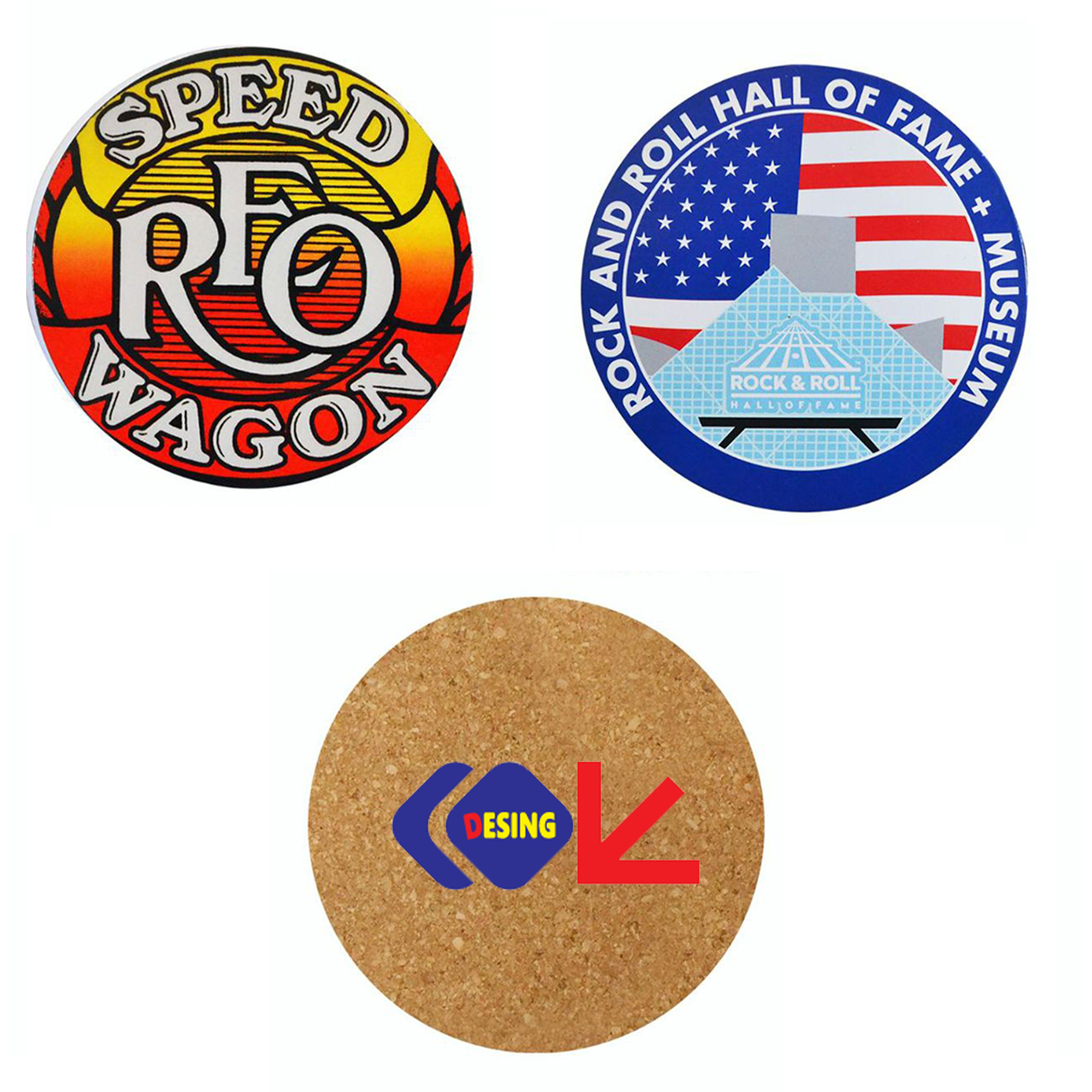 Custom 4" Double-Sided Paper Coaster 2