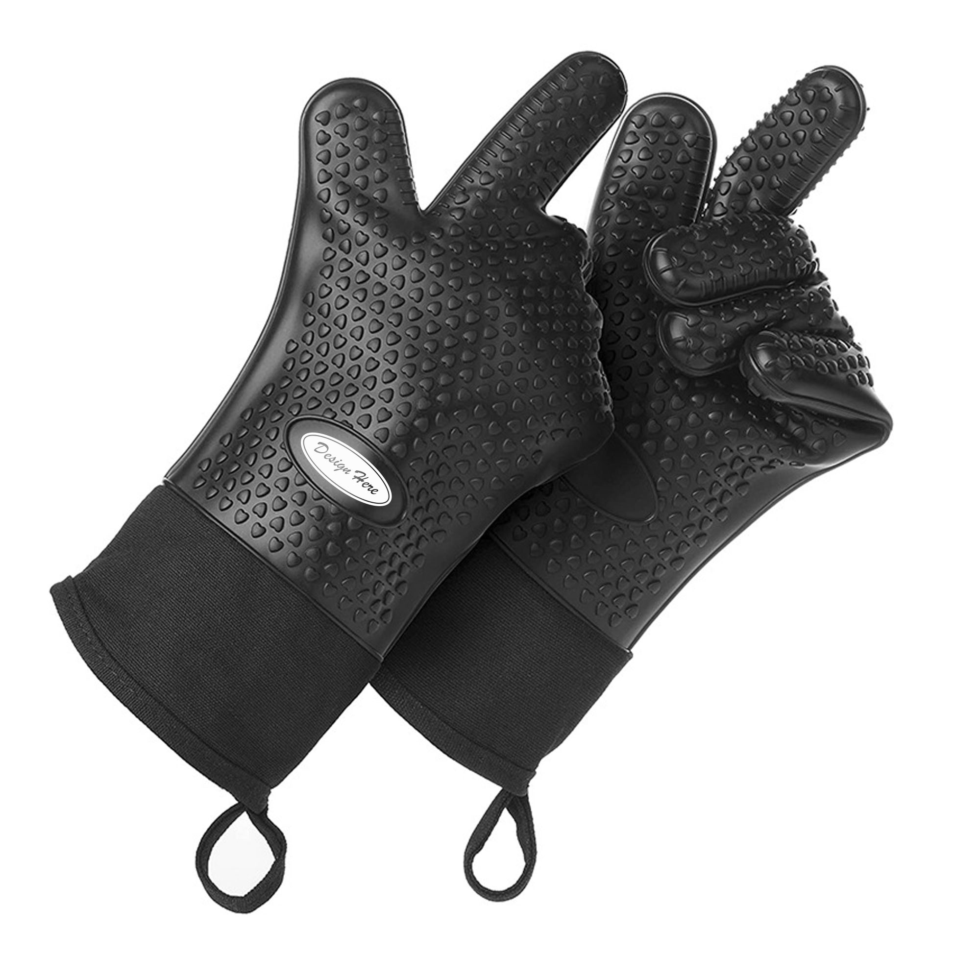 Kitchen Silicone Oven Mitts 1