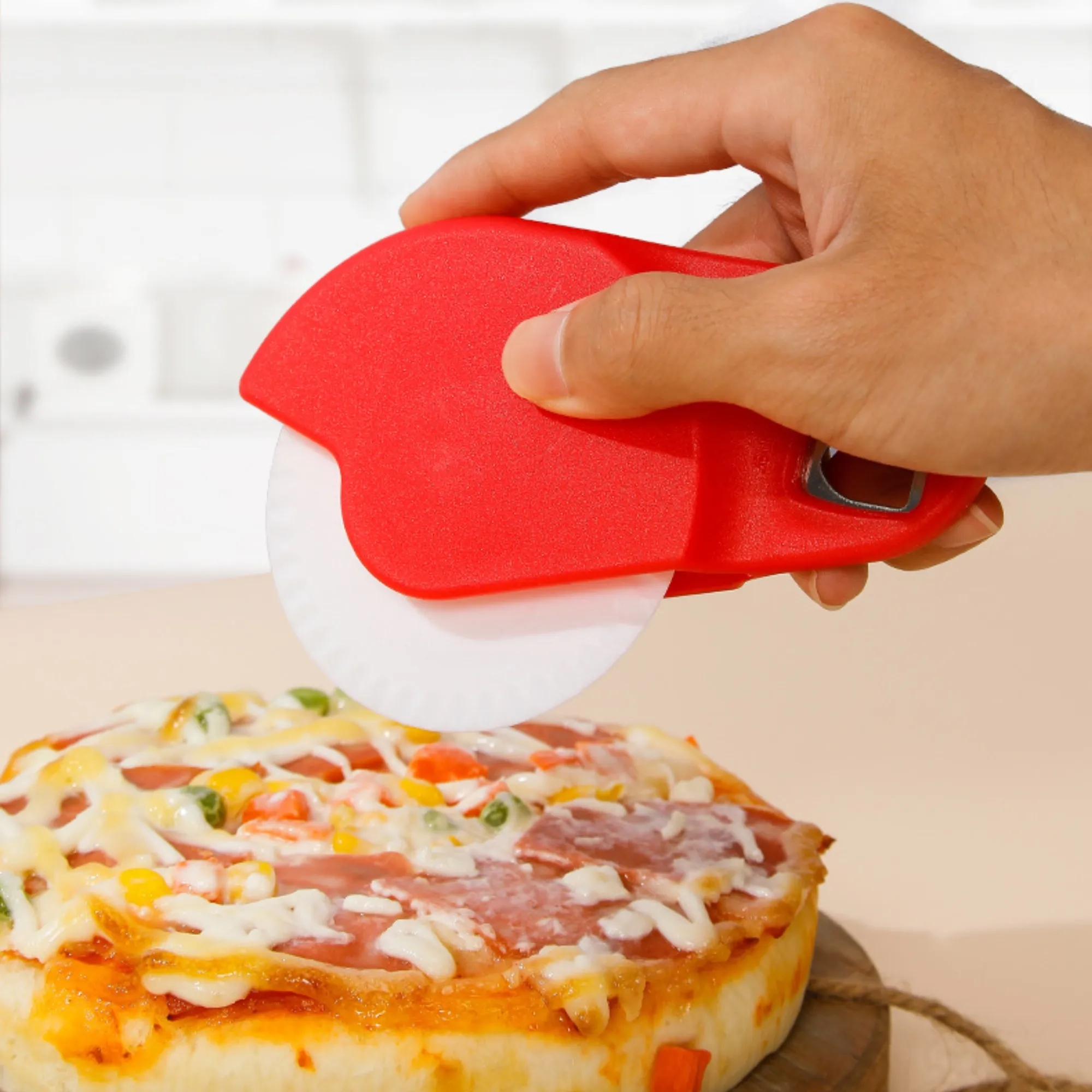Pizza Cutter with Bottle Opener 2