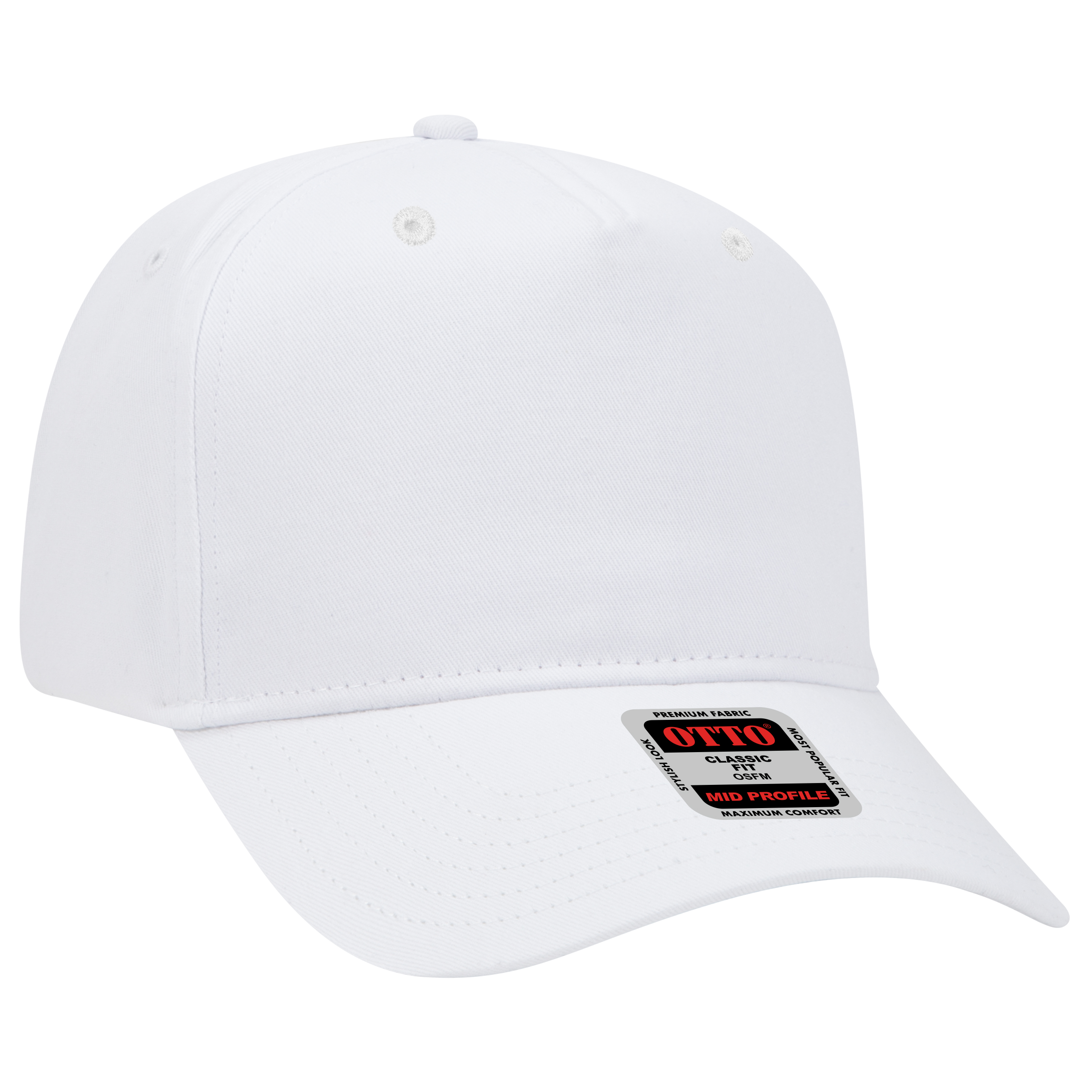 OTTO CAP® 5 Panel Mid Profile Baseball Cap 25