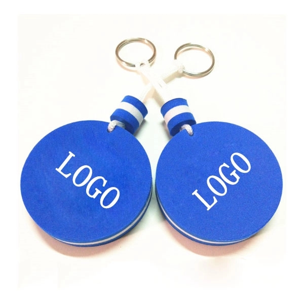 Round EVA Floating Keychain 3