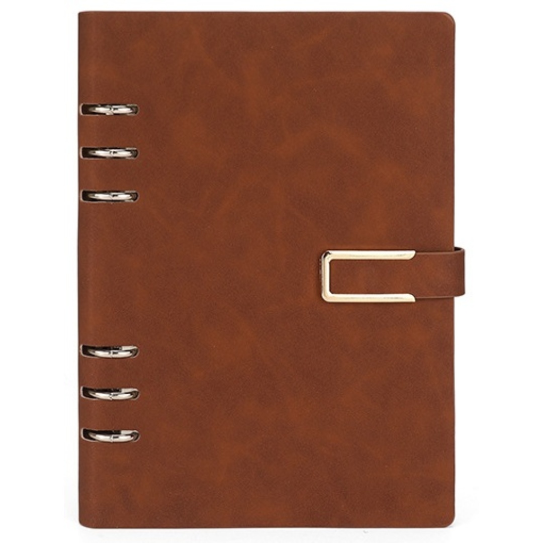 A5 Notebook 6-Ring Binder W/ Magnetic Snap Closure 9