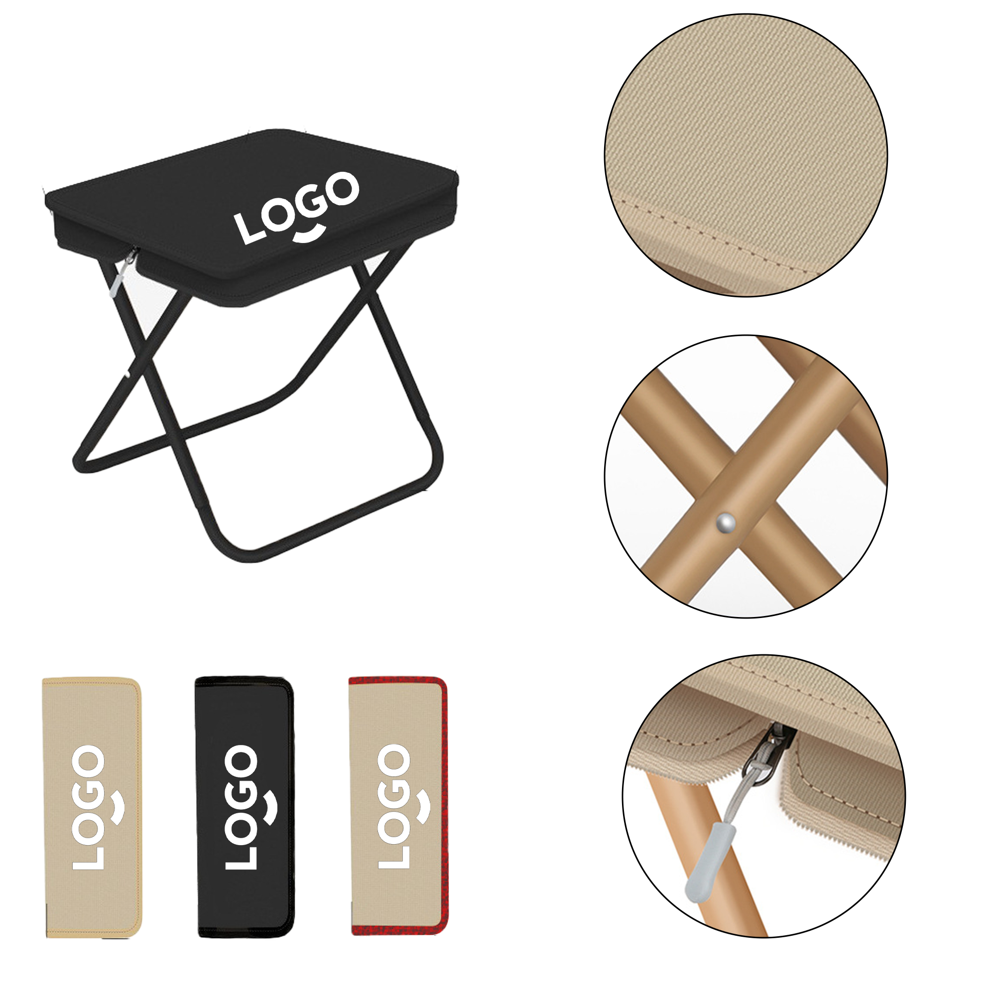 Handbag Portable Folding Stool 3