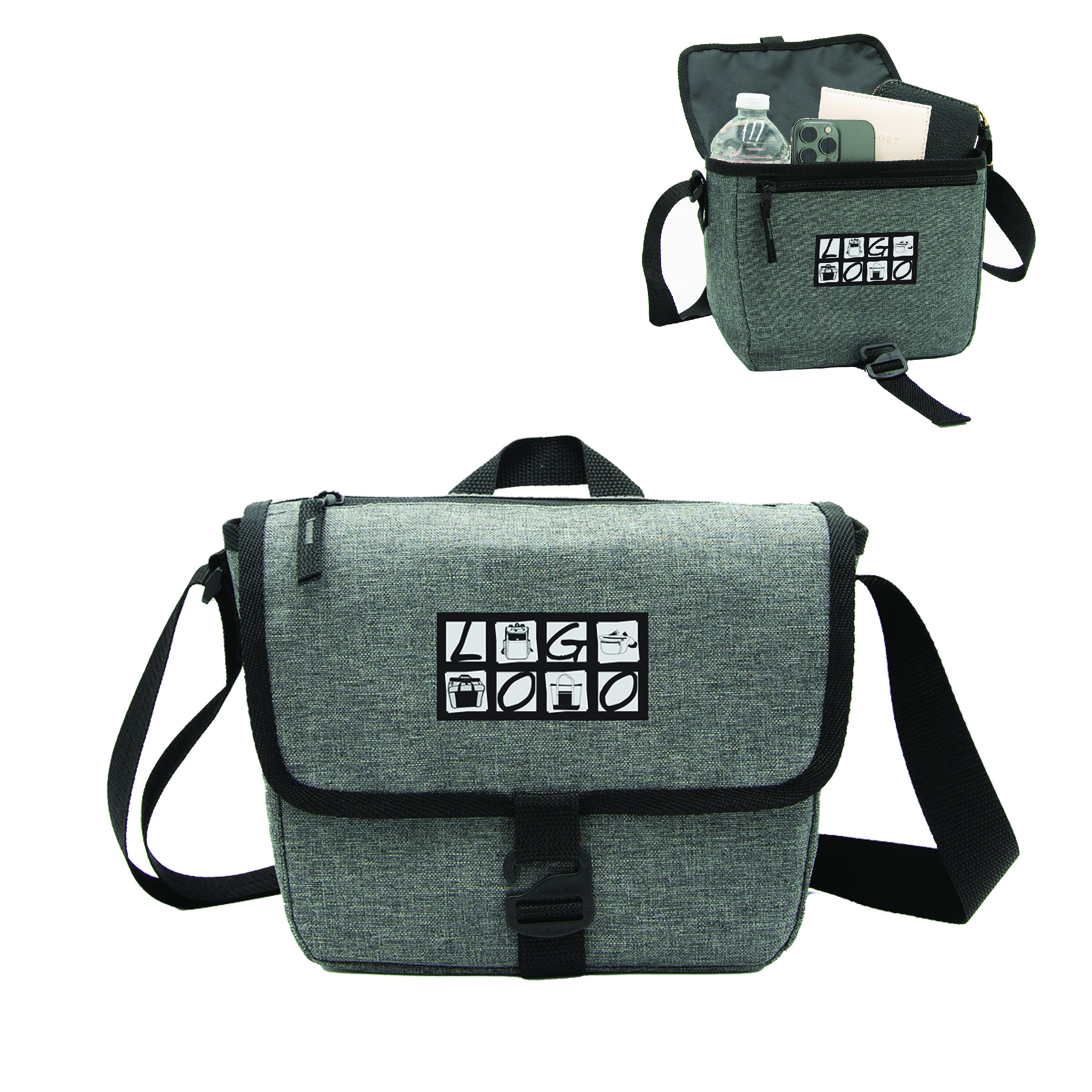 Mini Messenger Crossbody Bag 3