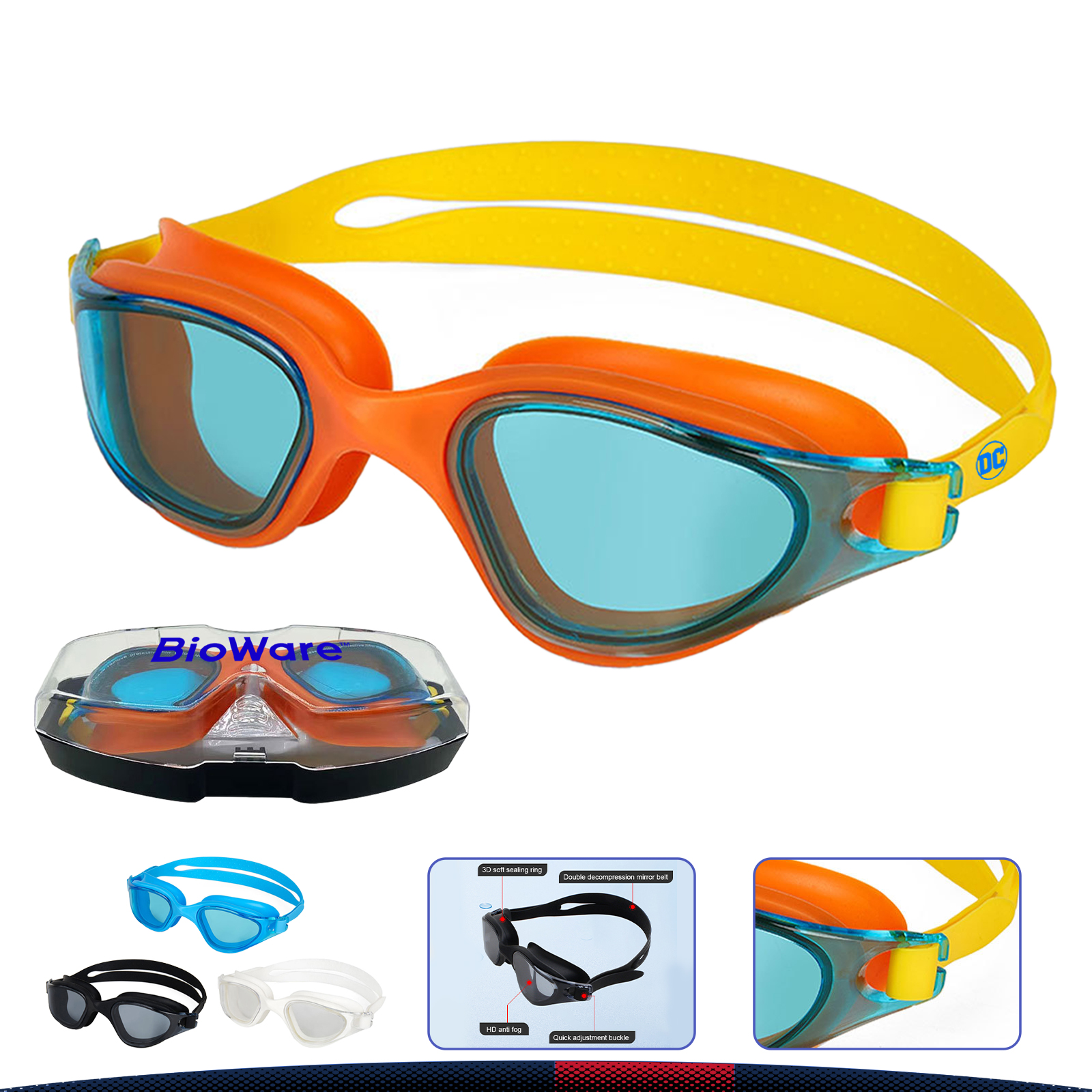 Lacid Adult Swimming Goggles 5