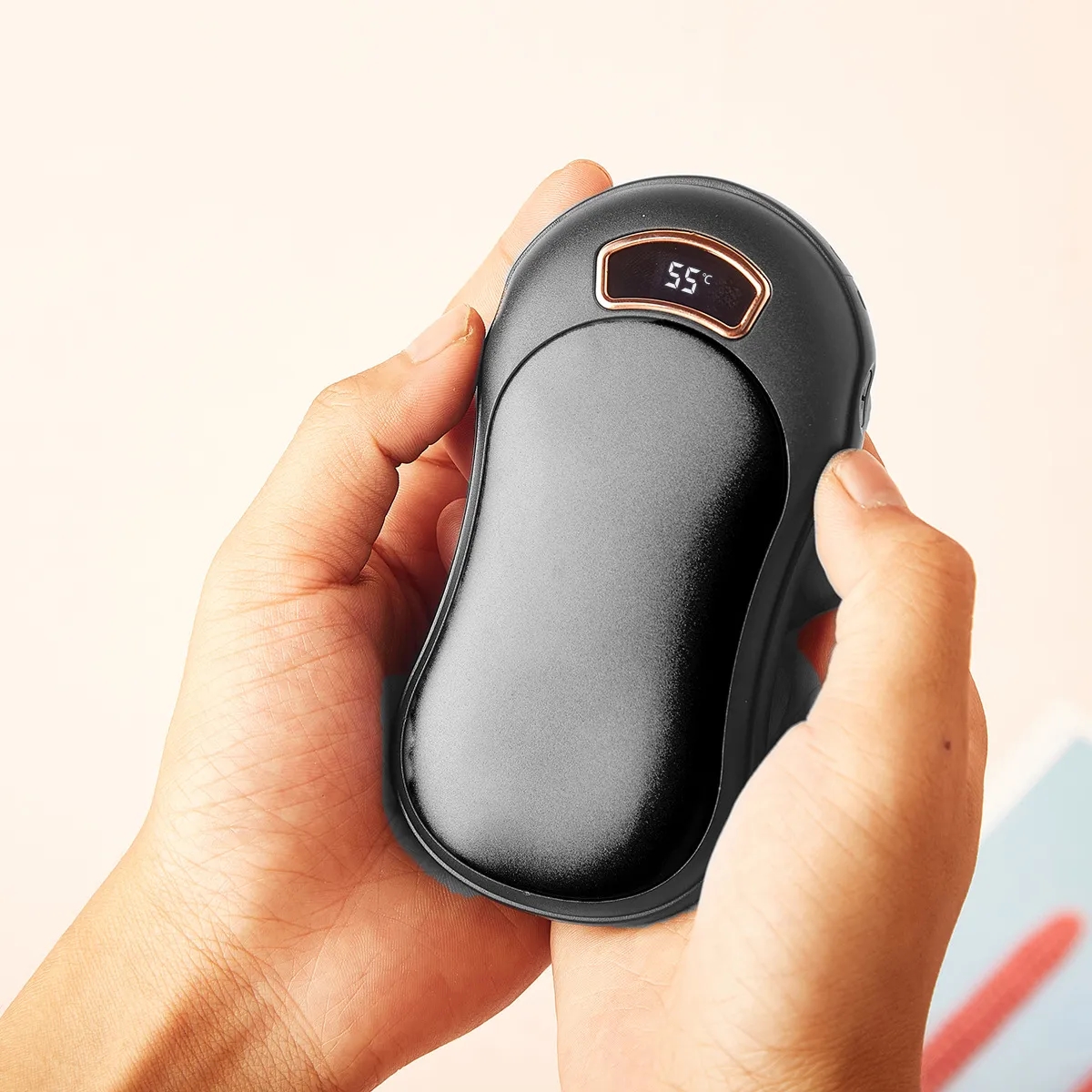 7000mAh Digital Display Hand Warmer Power Bank 4