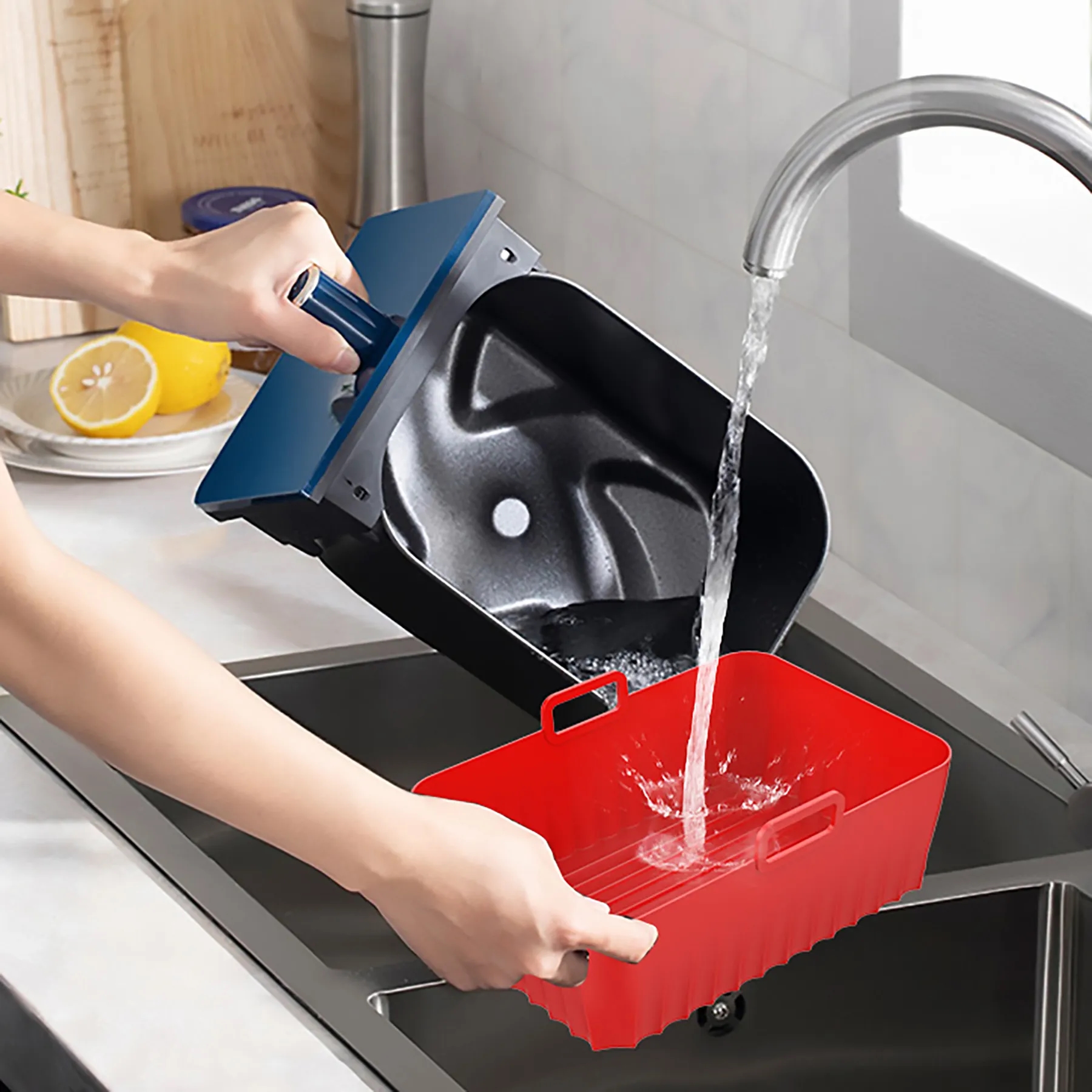 Silicone Air Fryer Baking Tray 8
