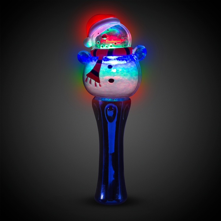LED Snowman Spinner Wand - 7 1/2"