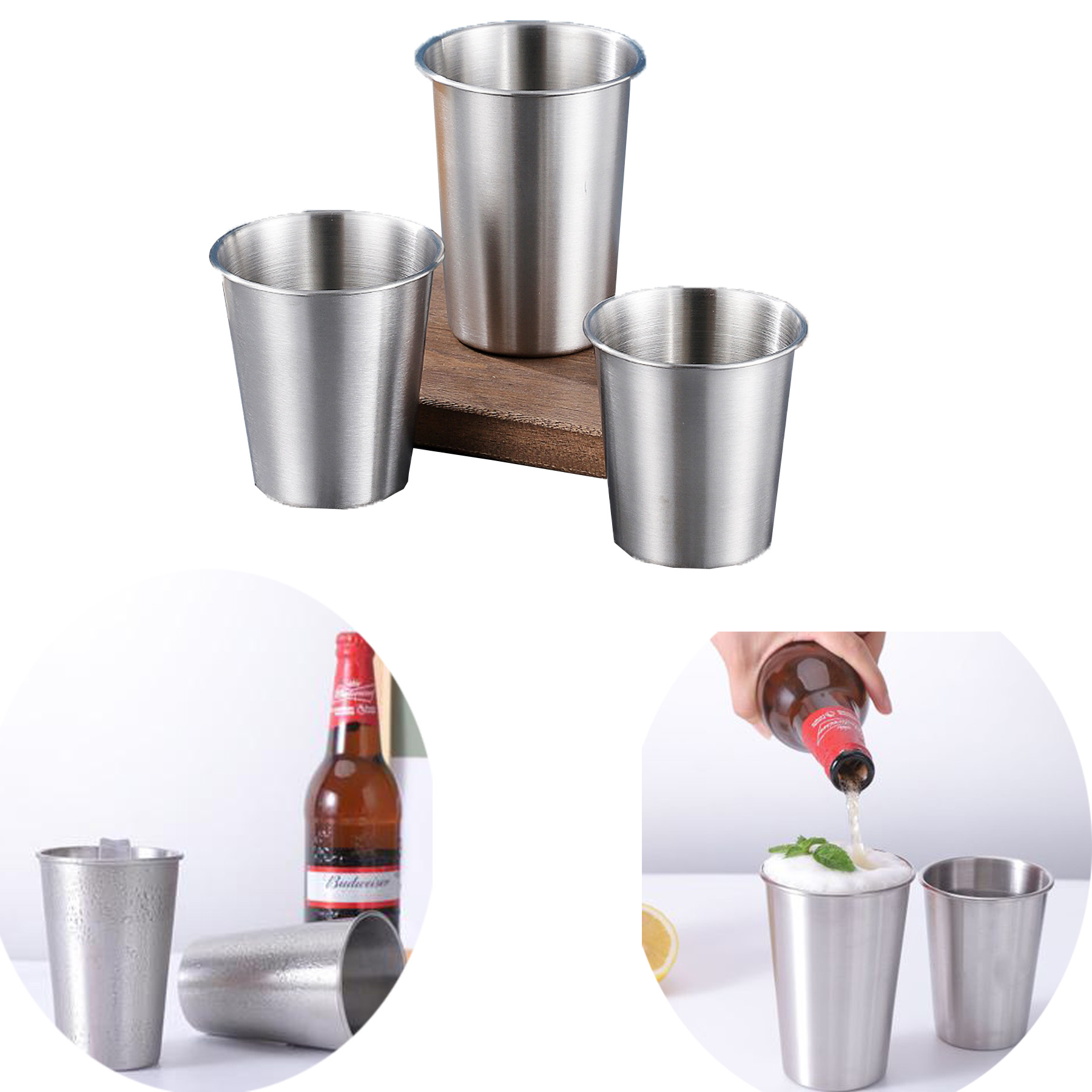 Stainless Steel Wine Glass 1