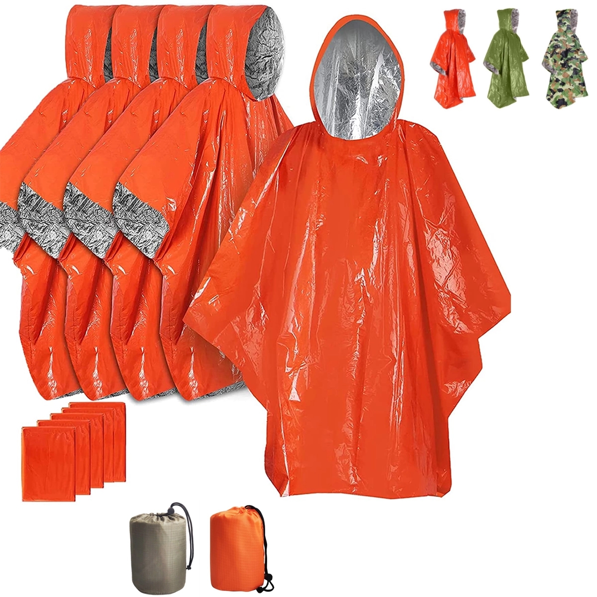 Emergency Rain Poncho 4