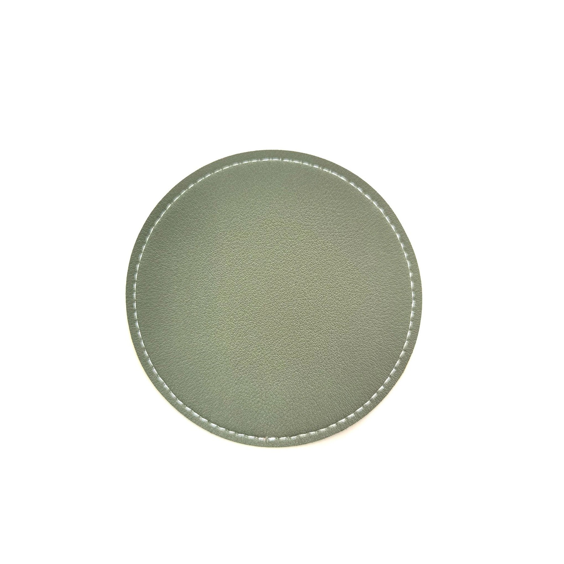 Round Waterproof Pu Leather Coaster 9