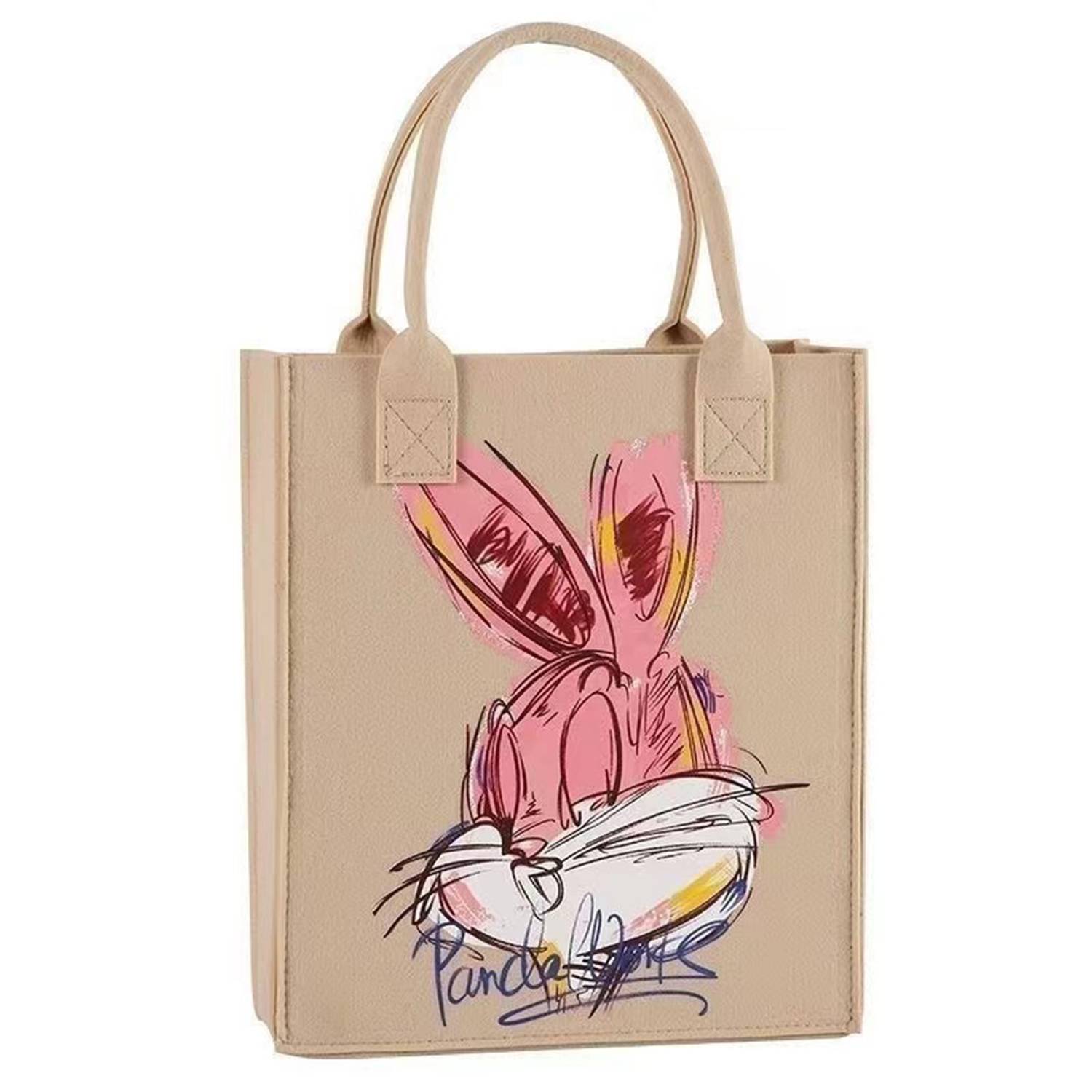 Felt Shopping Tote Bag, custom tote bag with logo imprint 4