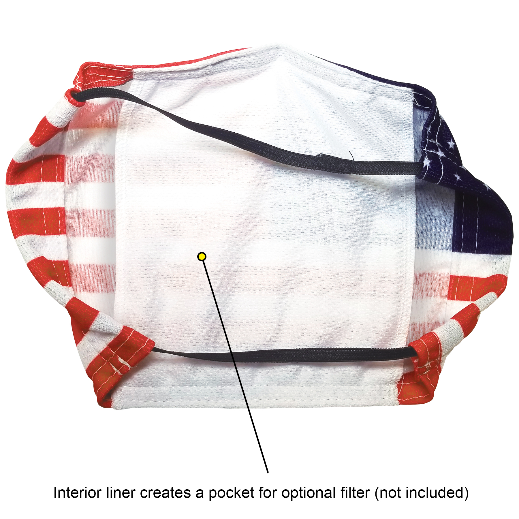 Flag Pattern Microfiber Face Mask 5