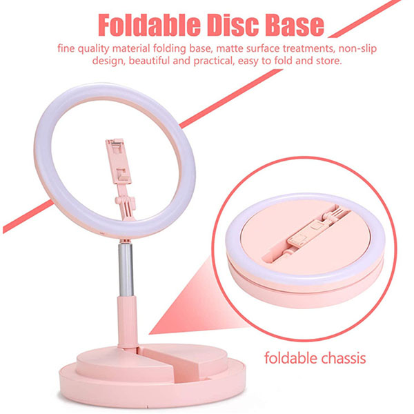 LED Ring Light With Cell Phone Holder for Live 1