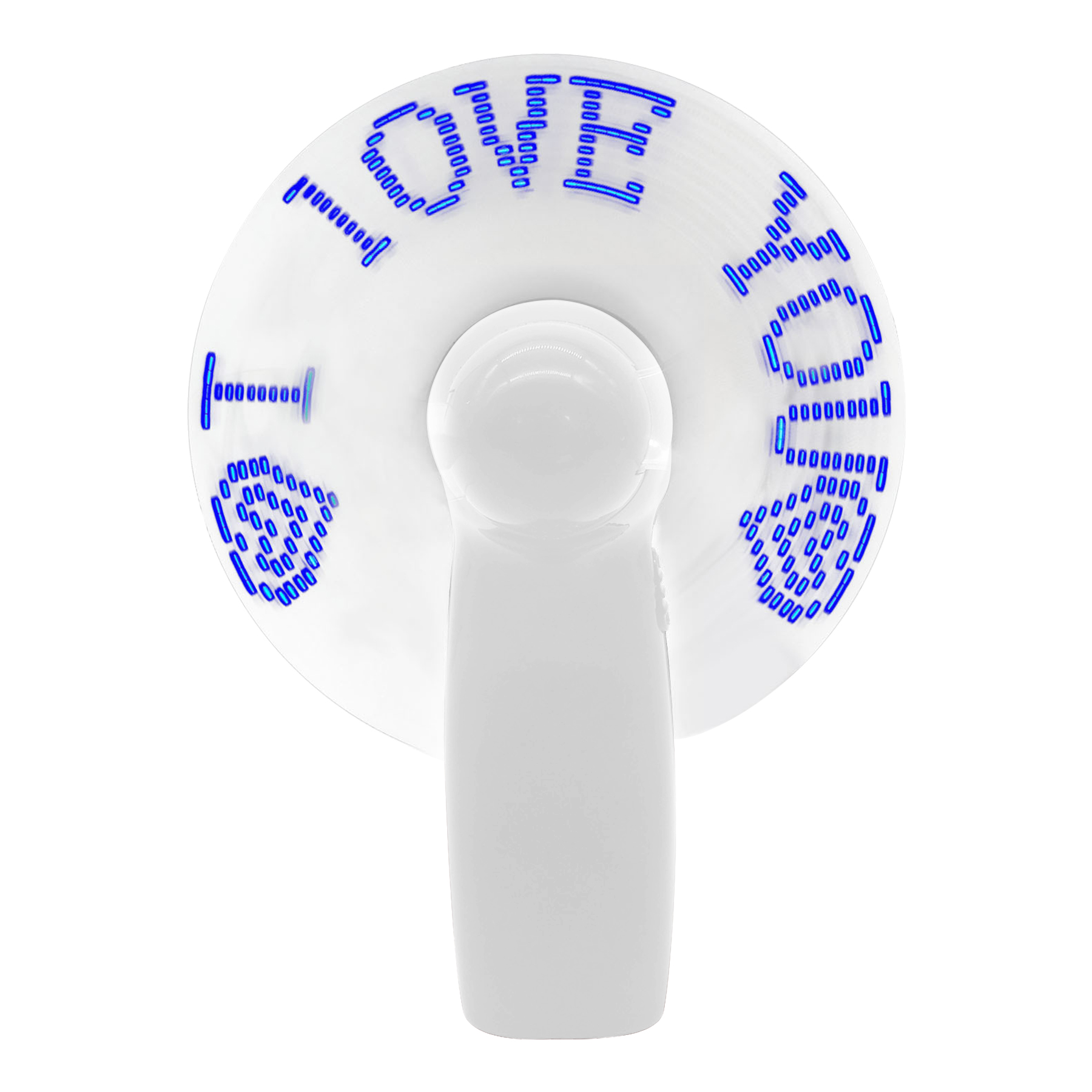 Portable Flash LED Fan 12