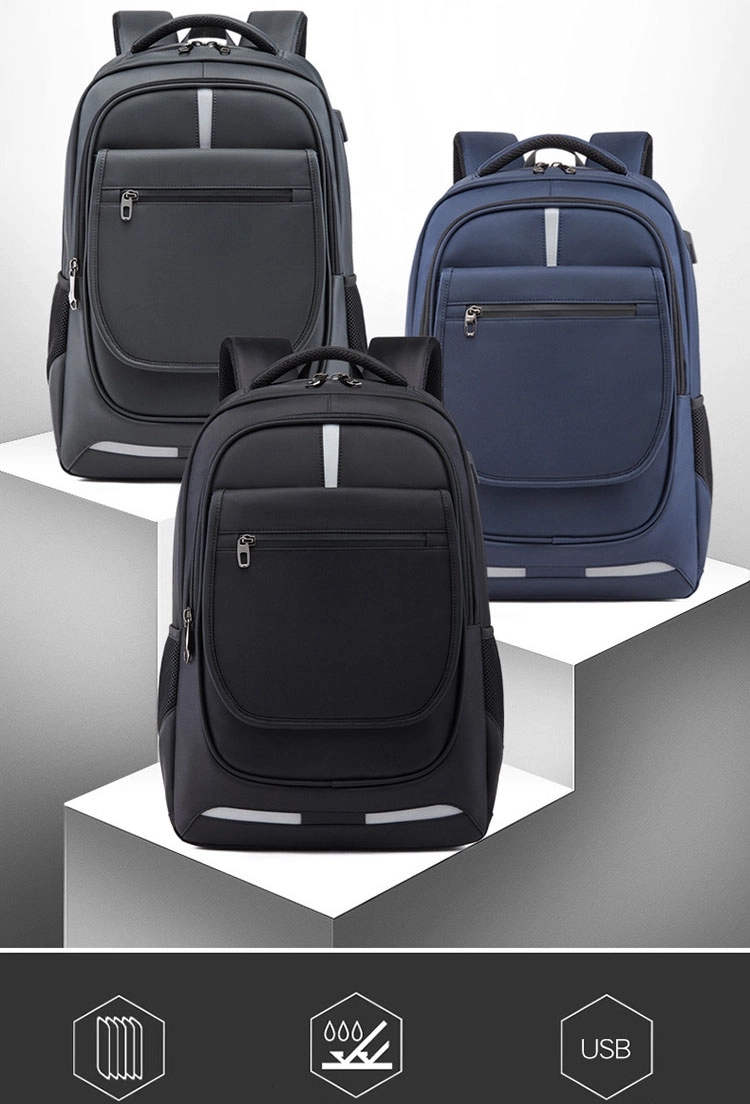 Waterproof Leisure Laptop Bags Decompression With USB Port 10