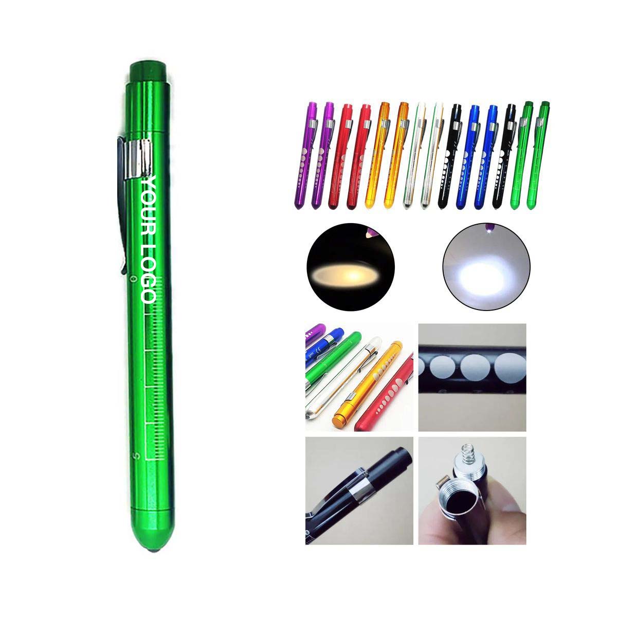 Compact LED Medical Penlight with Pocket Clip 2