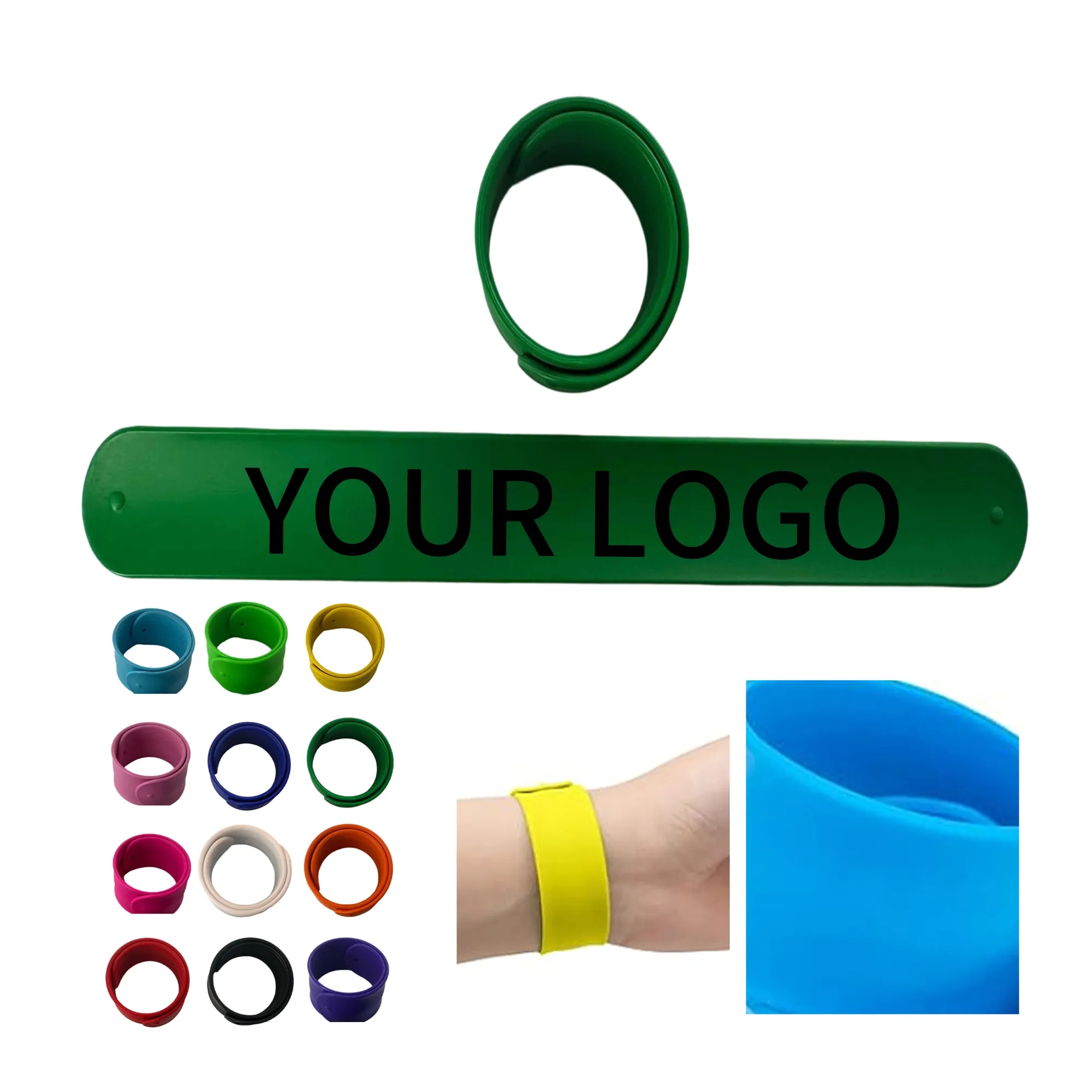Flexible Slap Band 8.46x0.98 Inch for Kids and Adults 2