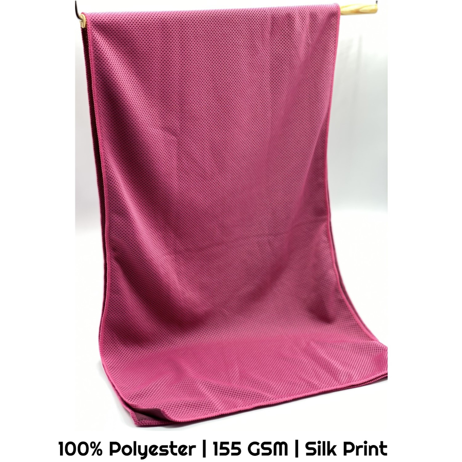 Single Color Screen Print CoolMax Towel 2
