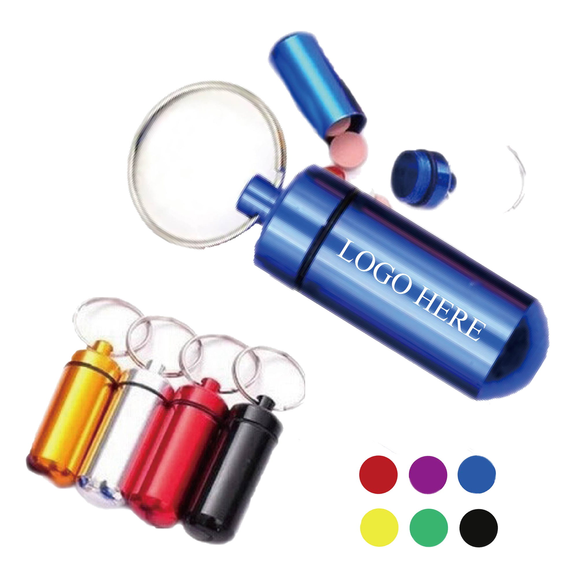 Metal-Sealed Pill Storage Bottle 2