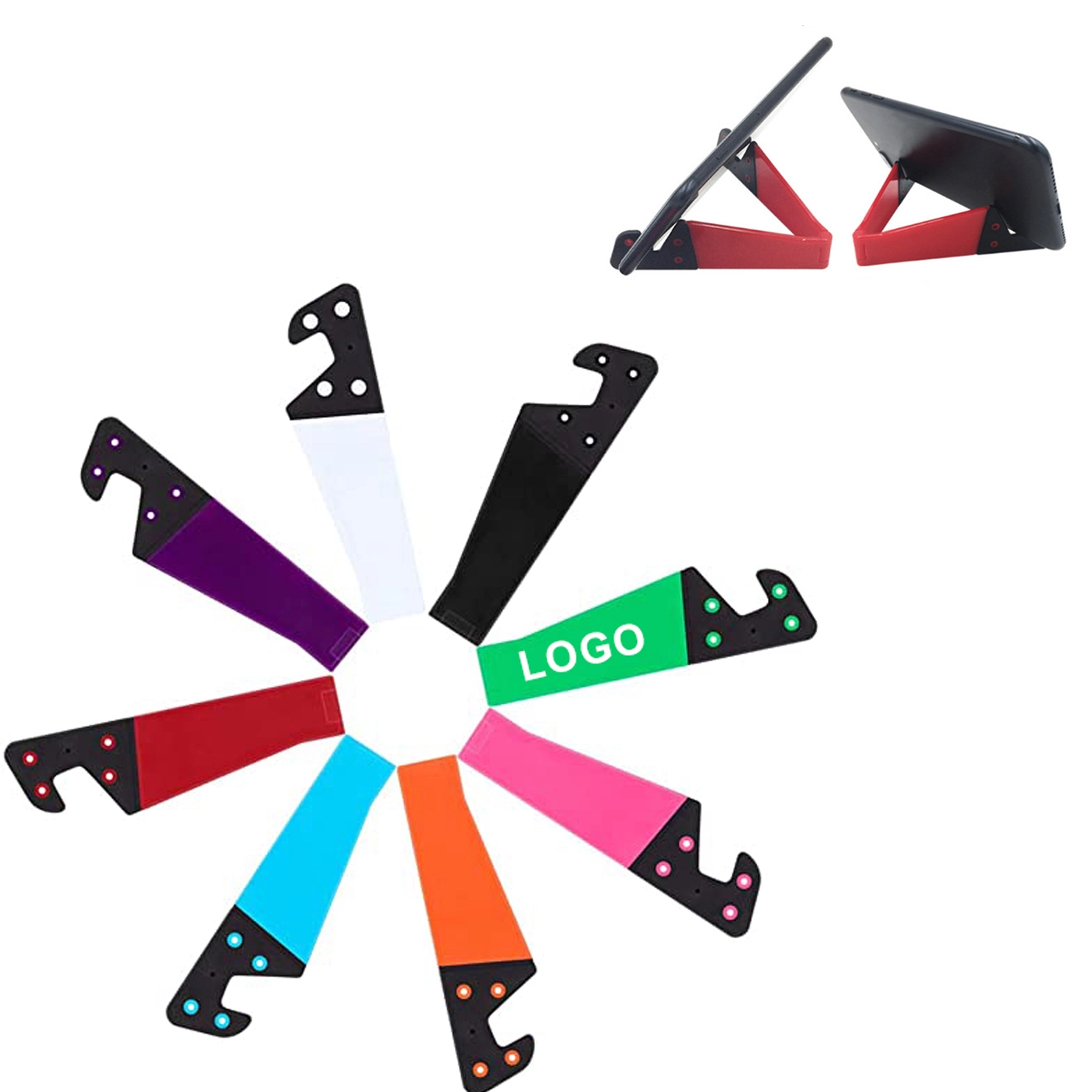 Plastic Foldable V-shaped Phone Holder 1