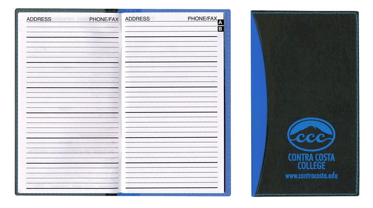 Soft Cover 2 Tone Vinyl Geneva Series Address Book 5