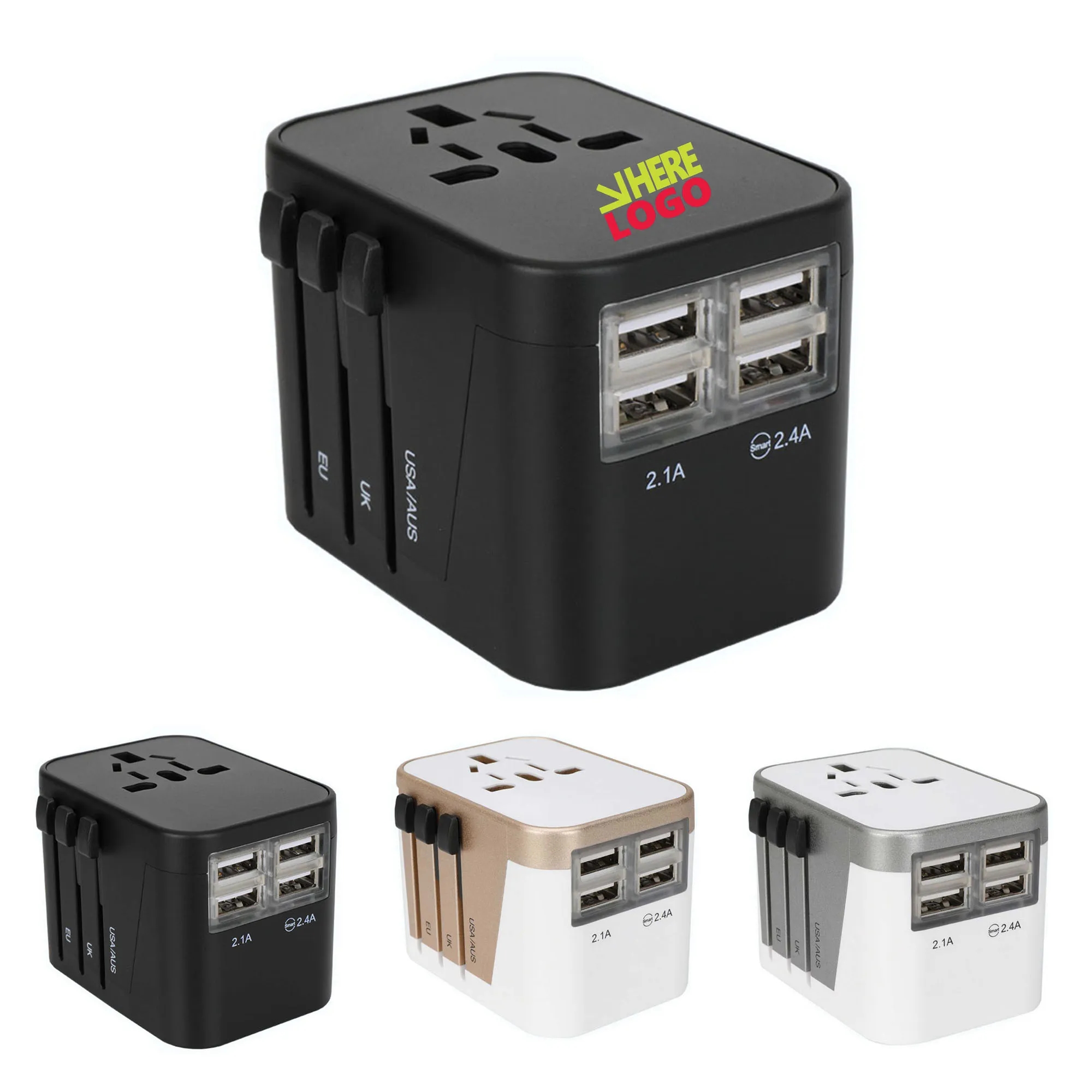 Wall Charger Converter Plug Power Adapter 4