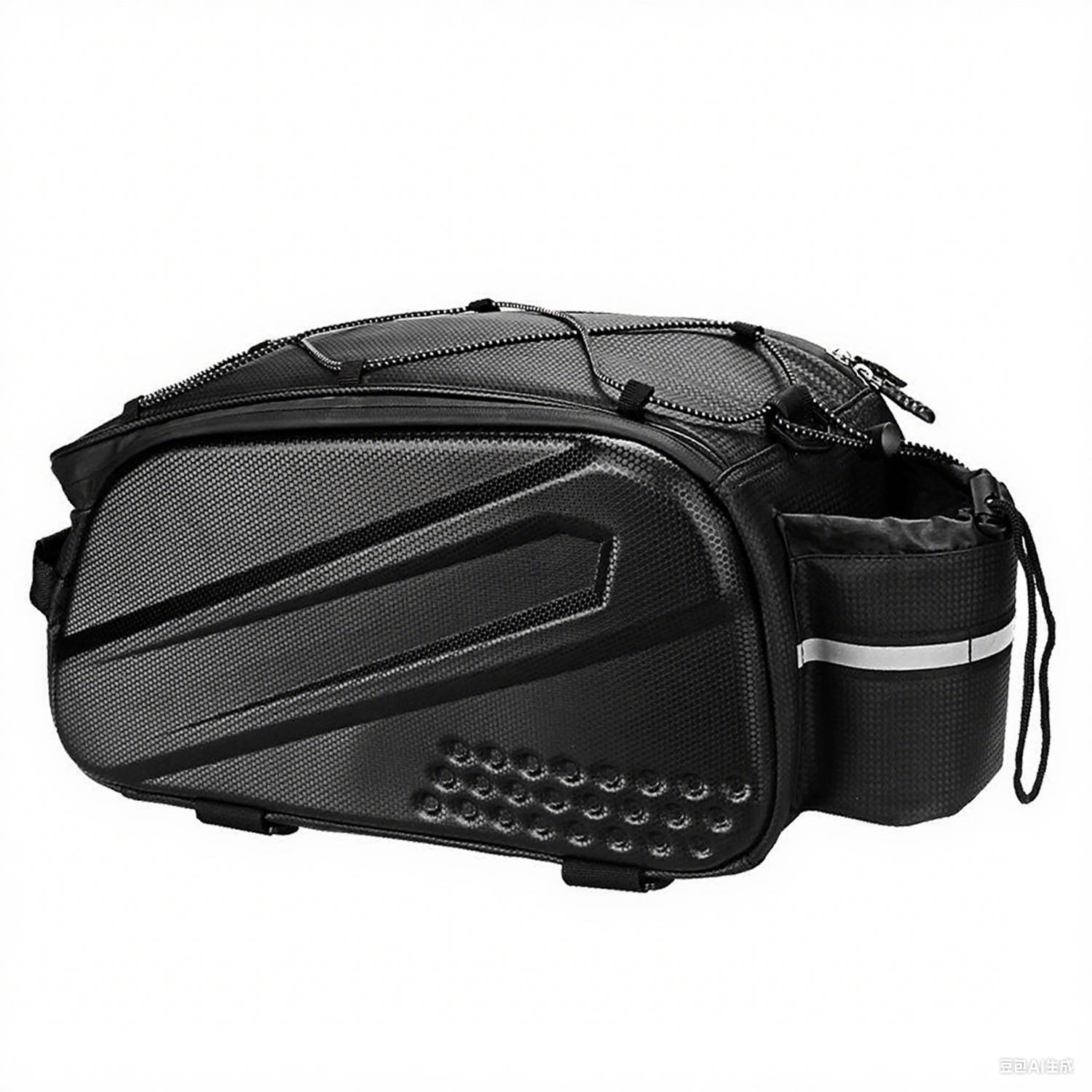 PU Leather Waterproof Bicycle Rear Seat Storage Bag 7