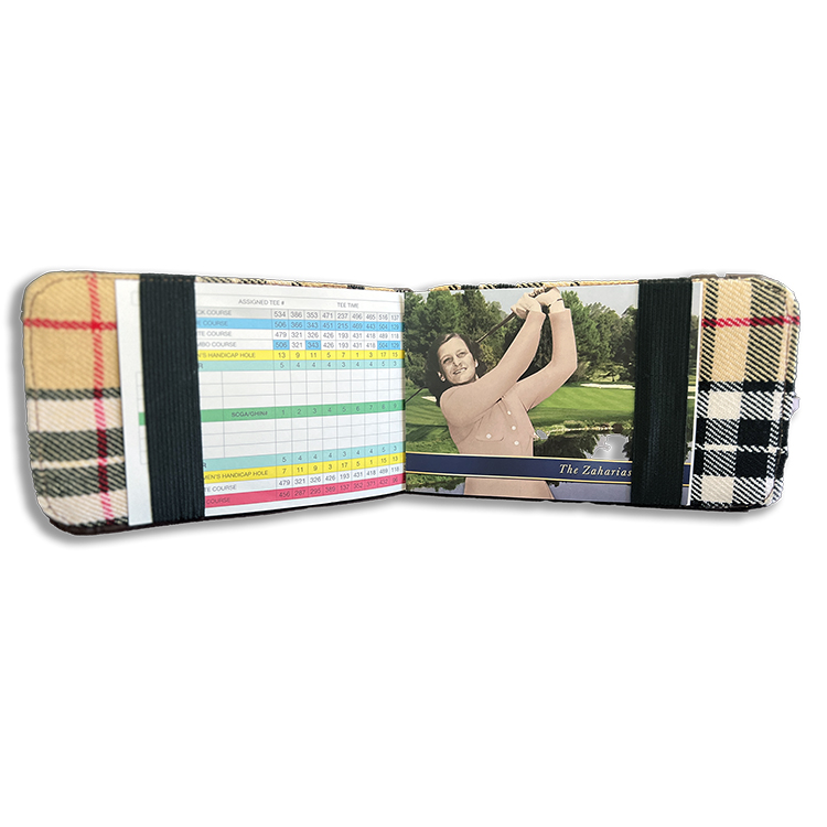 Scorecard/Yardage Book Holder (Vegetable Leather) 1
