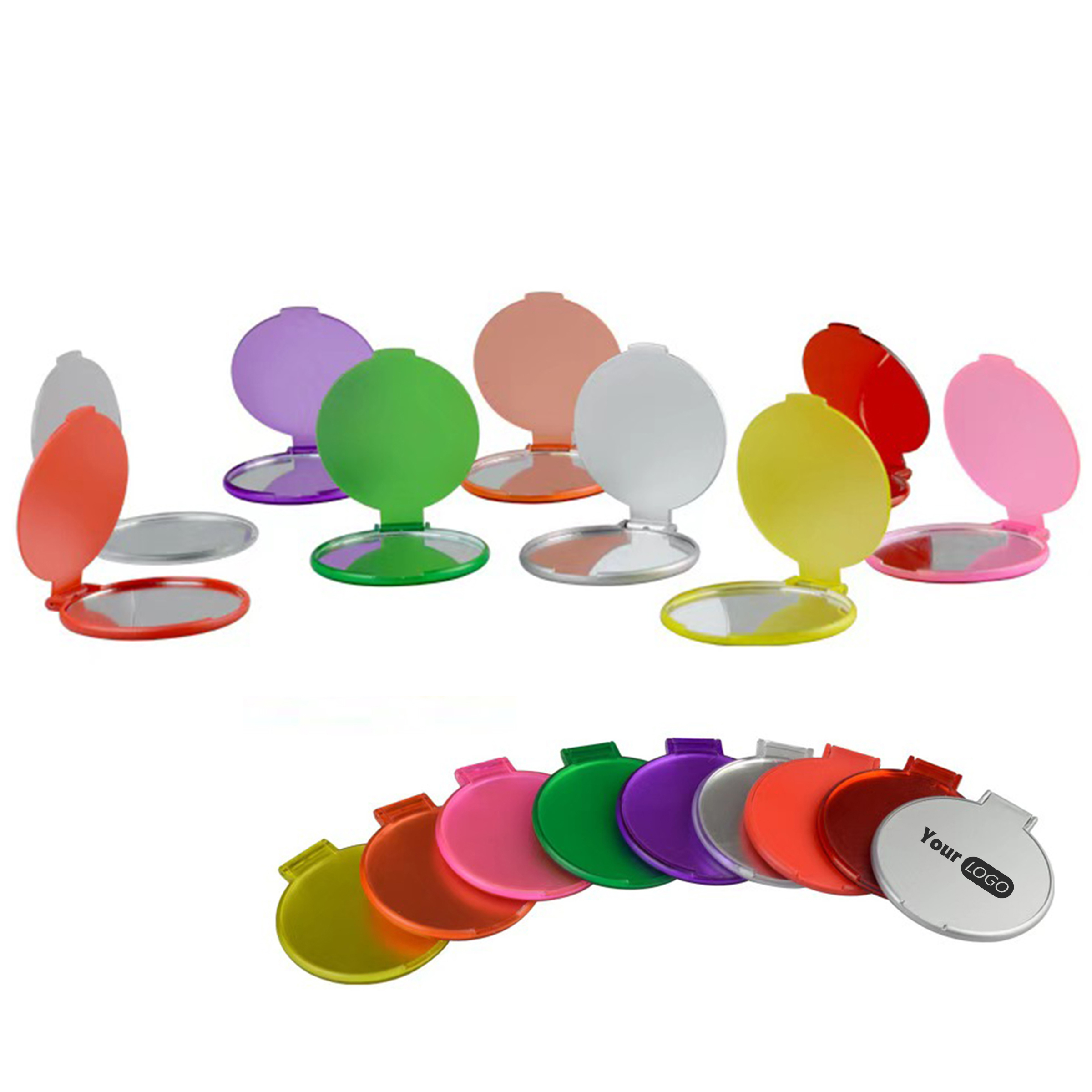 Plastic Customizable Pocket Makeup Mirror 2