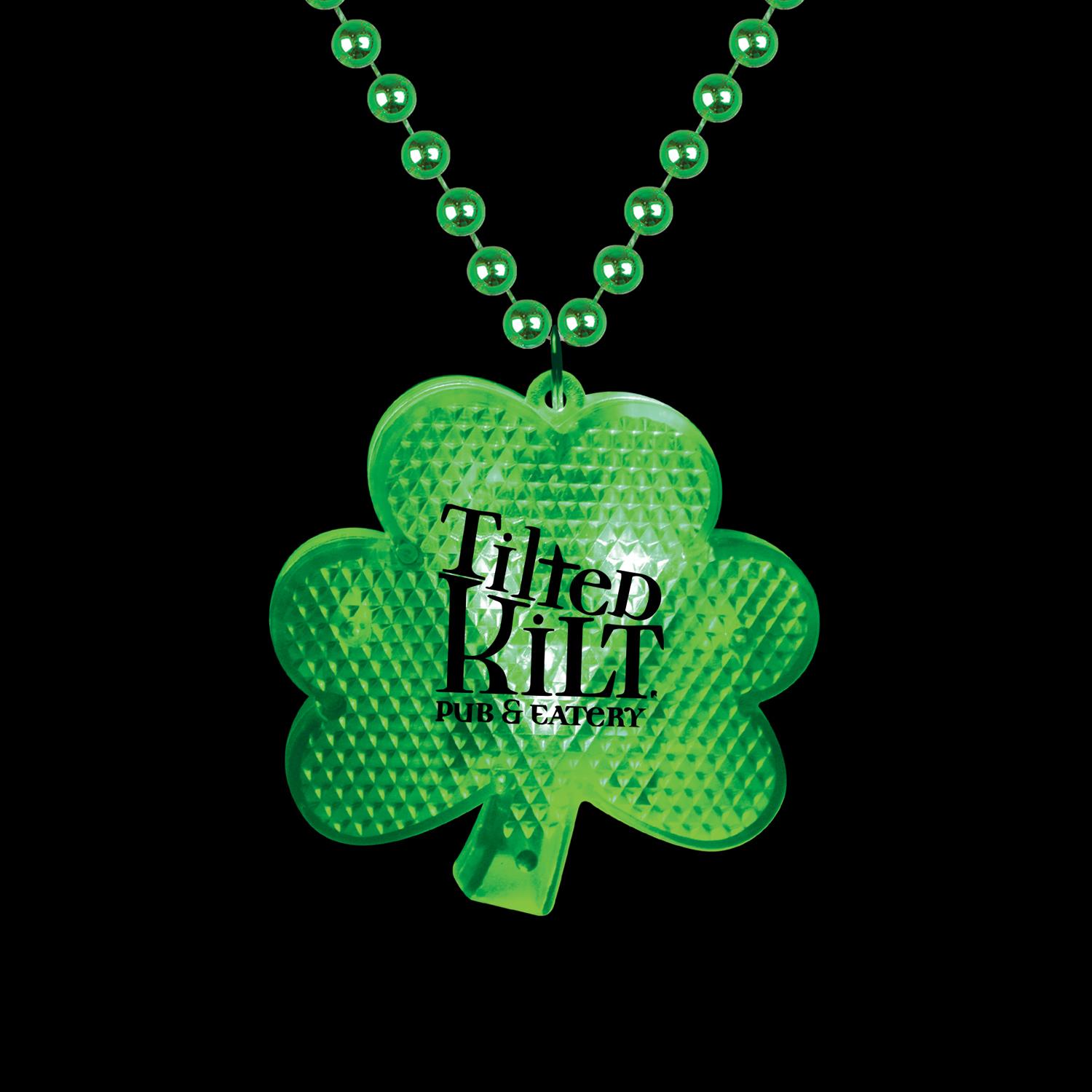 Light Up Shamrock Medallion Beads 4